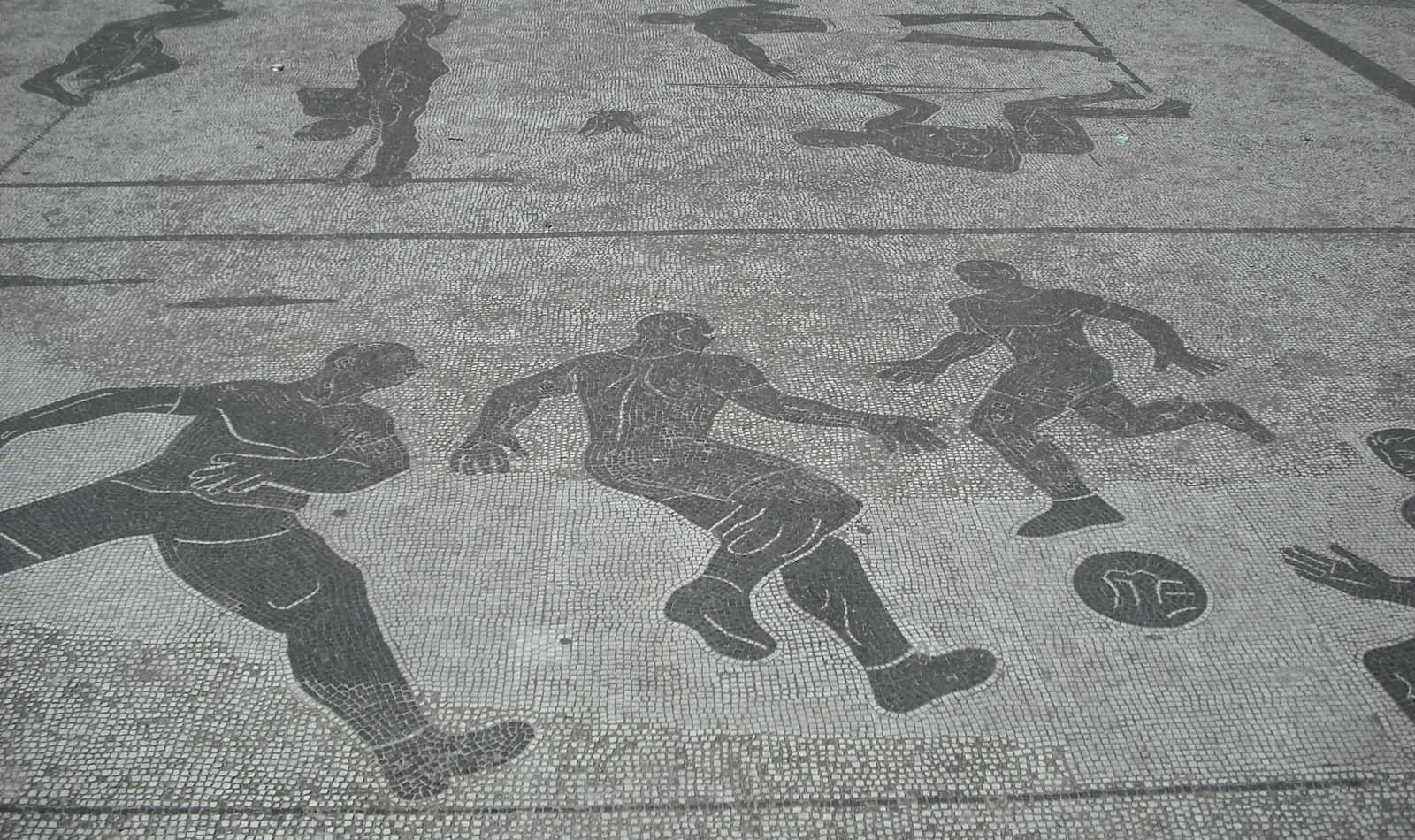 Mosaics at Foro Mussolini.