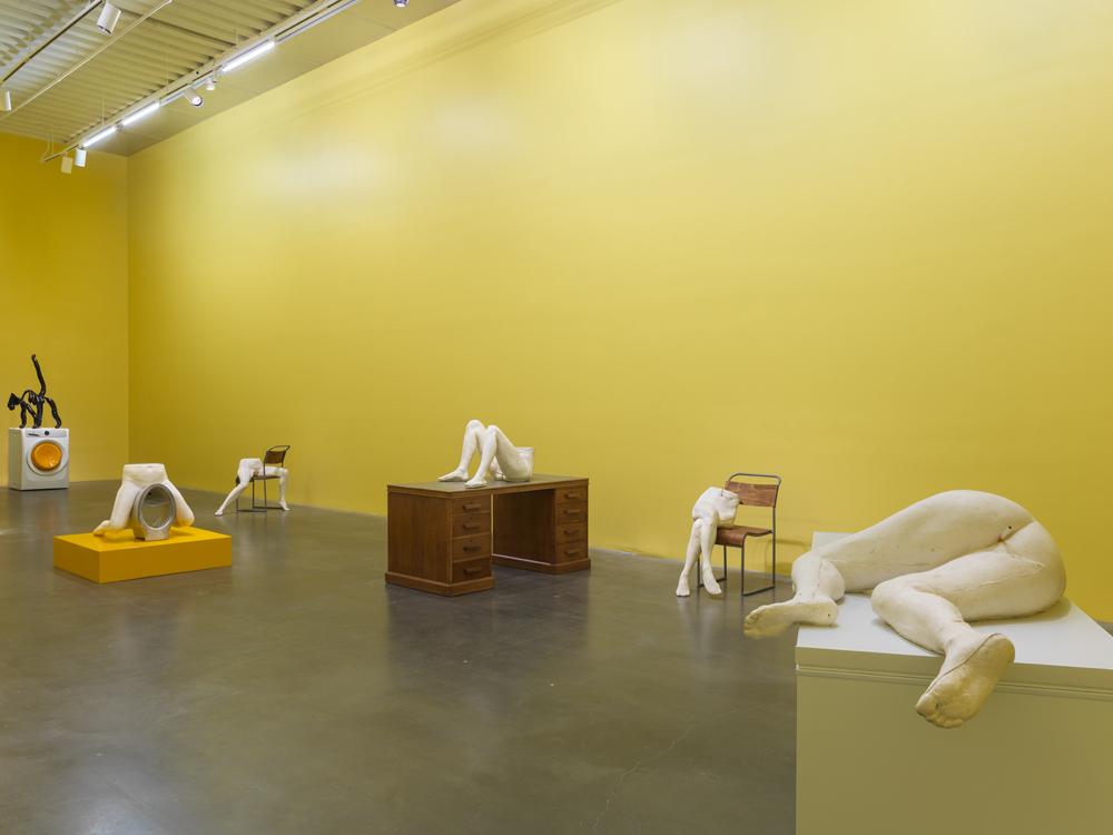 Sarah Lucas: Au Naturel, 2018. Exhibition view: New Museum, New York. 
