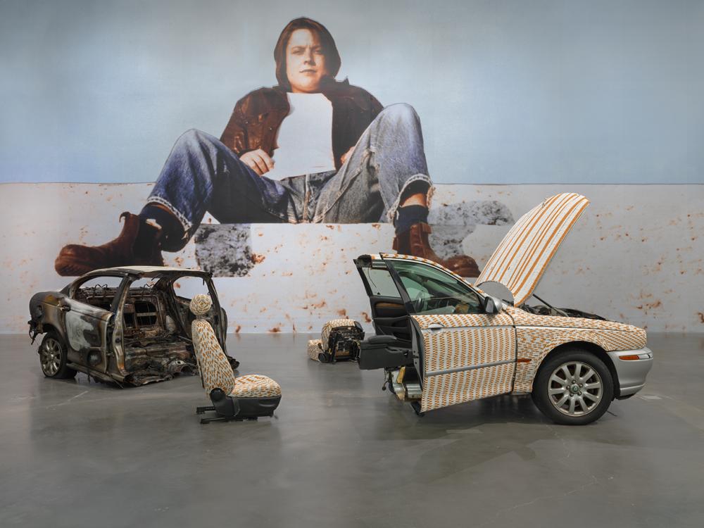 Sarah Lucas: Au Naturel, 2018. Exhibition view: New Museum, New York. 