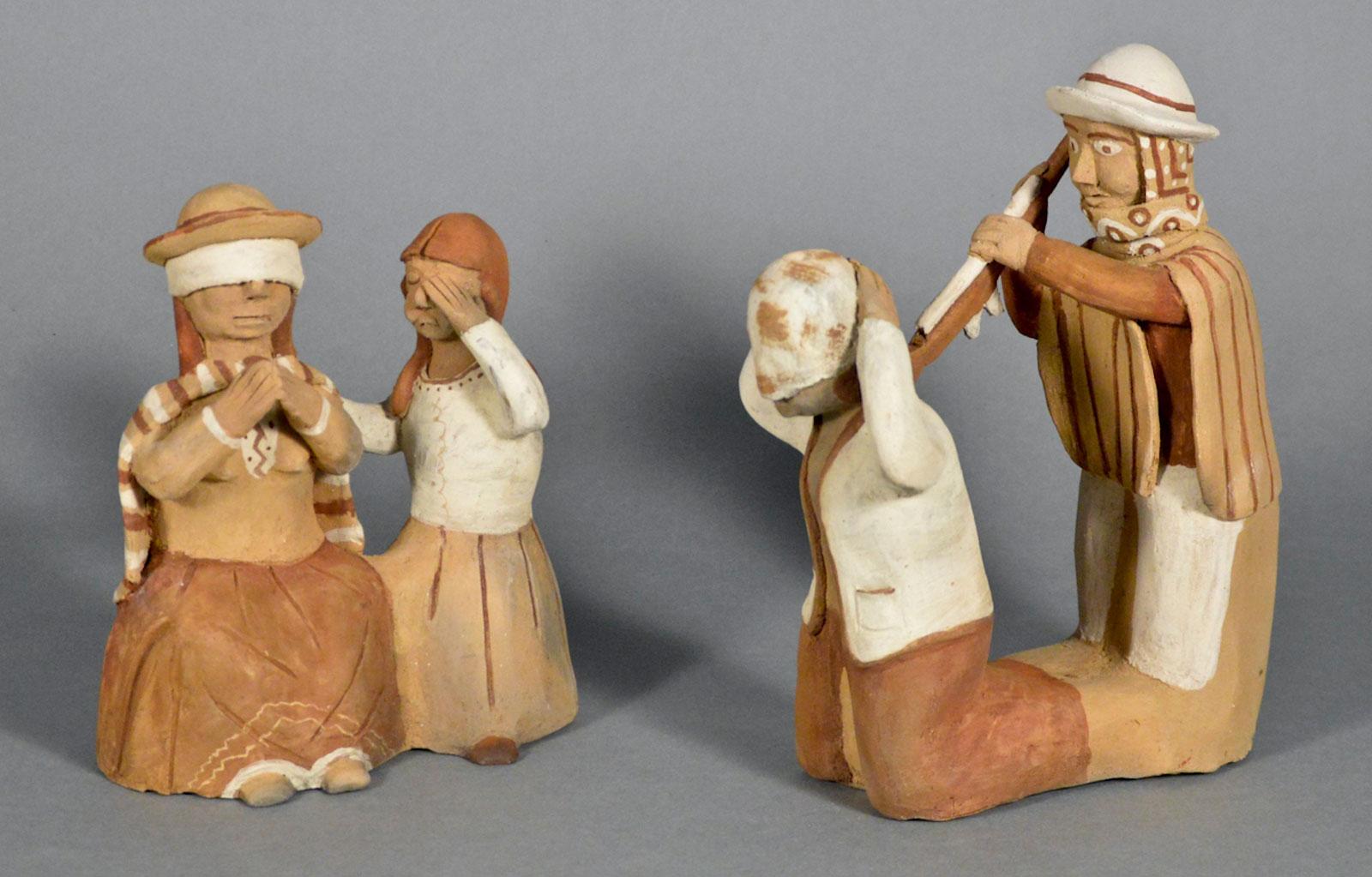Rosalia Tineo Torres, Figural whistle, My Father’s Torture, 2017.