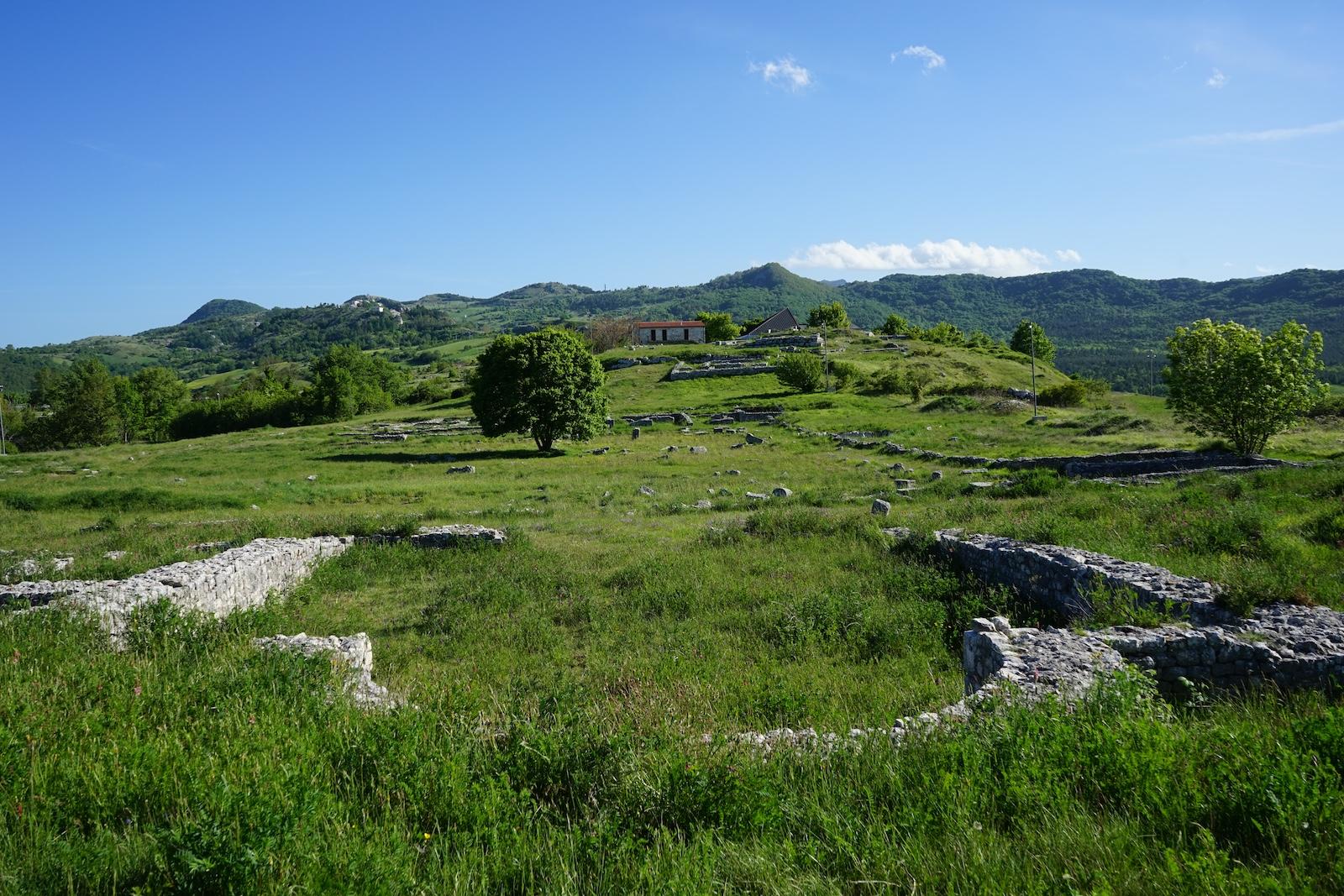 Another view of the Forum at Iuvanum.