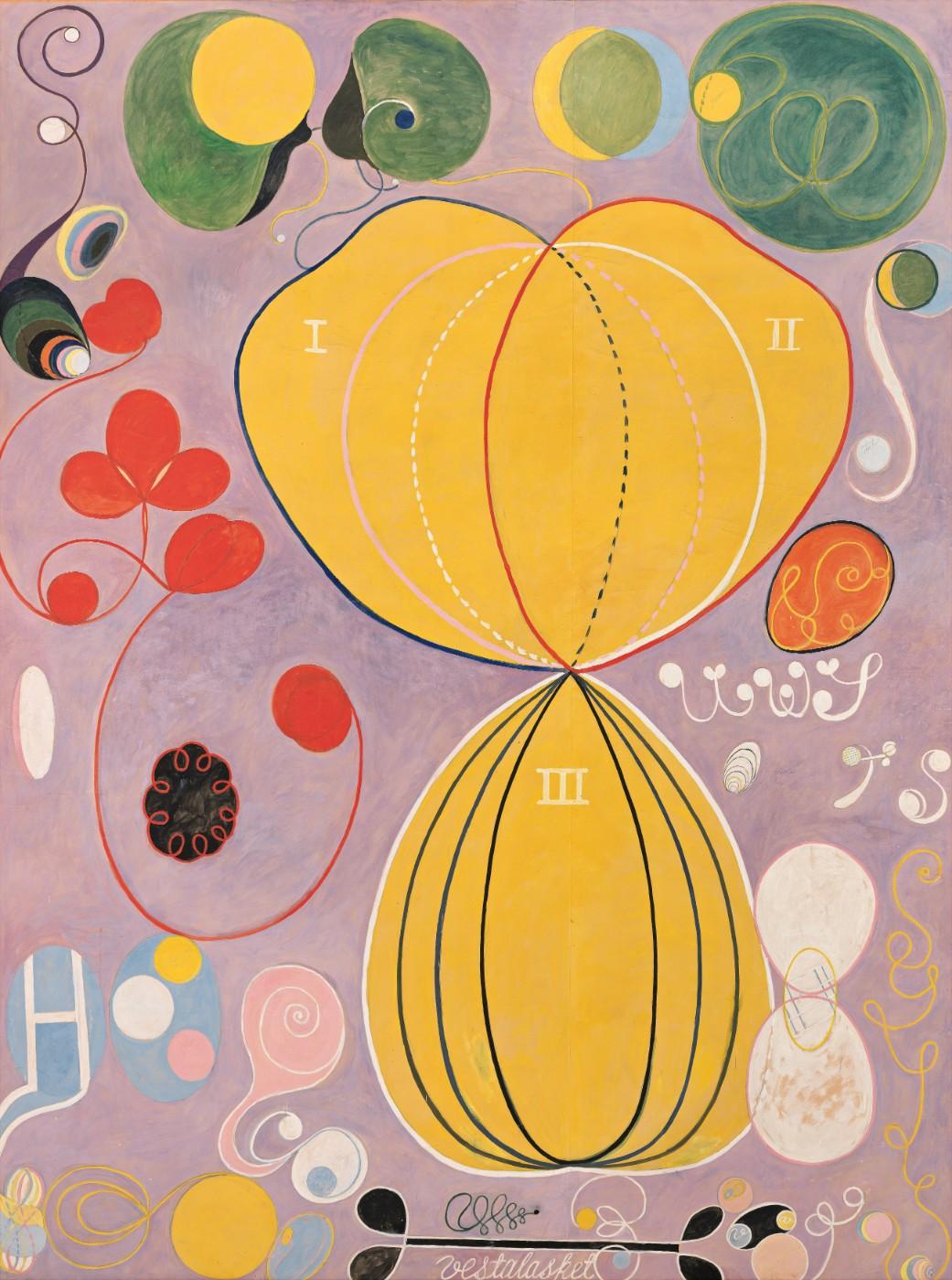 Hilma af Klint, The Ten Largest, No. 7., Adulthood, Group IV, 1907