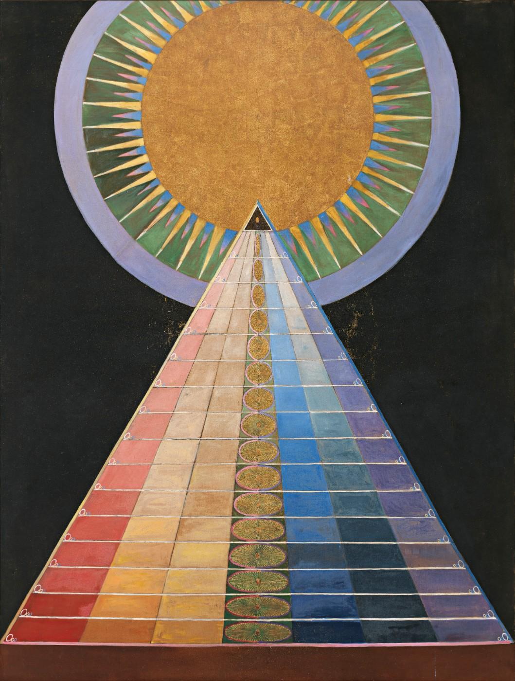 Hilma af Klint, Group X, No. 1, Altarpiece(Grupp X, nr 1, Altarbild), 1915