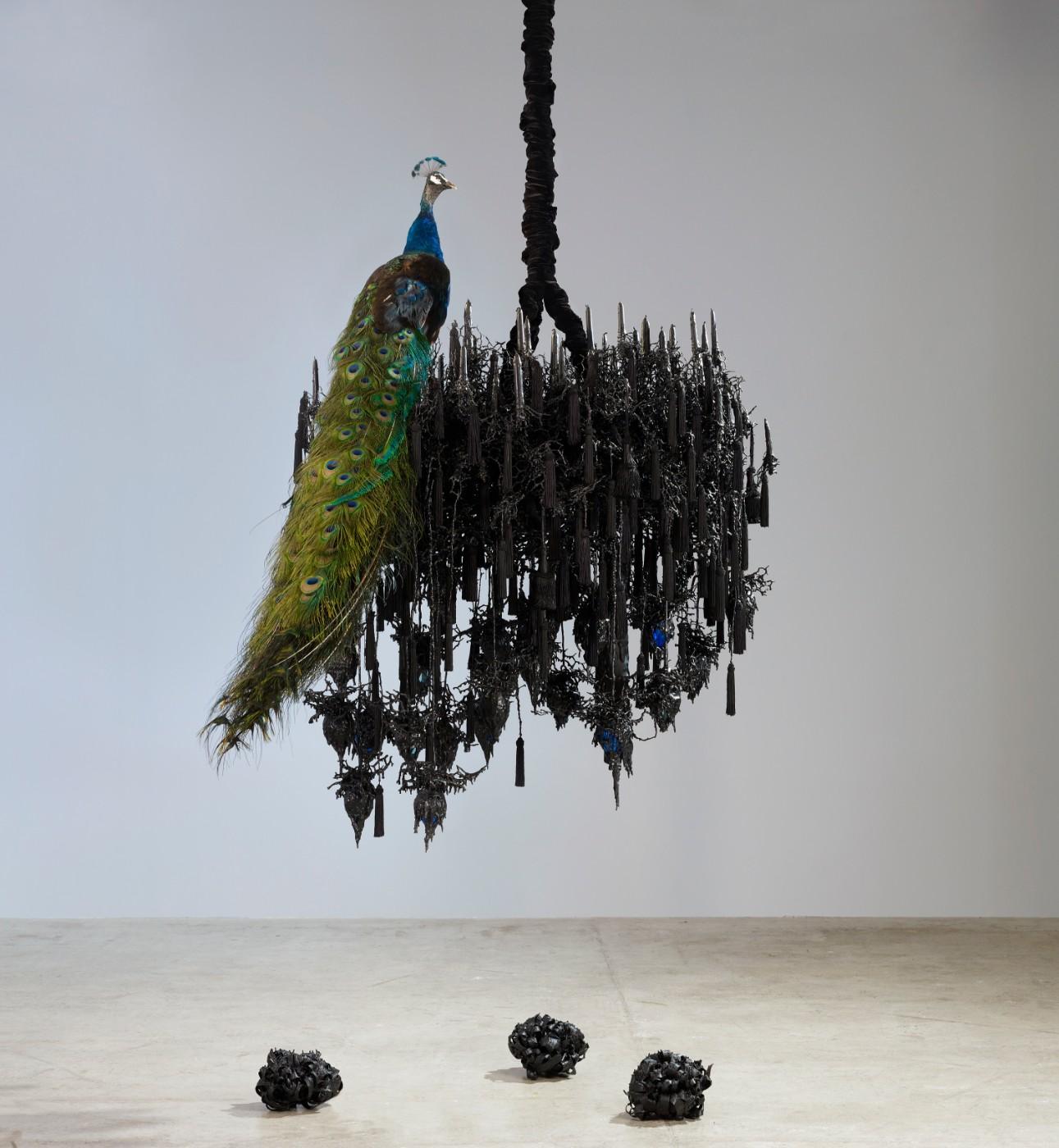 Petah Coyne, Untitled #1242 (Black Snowflake), 2007-2012