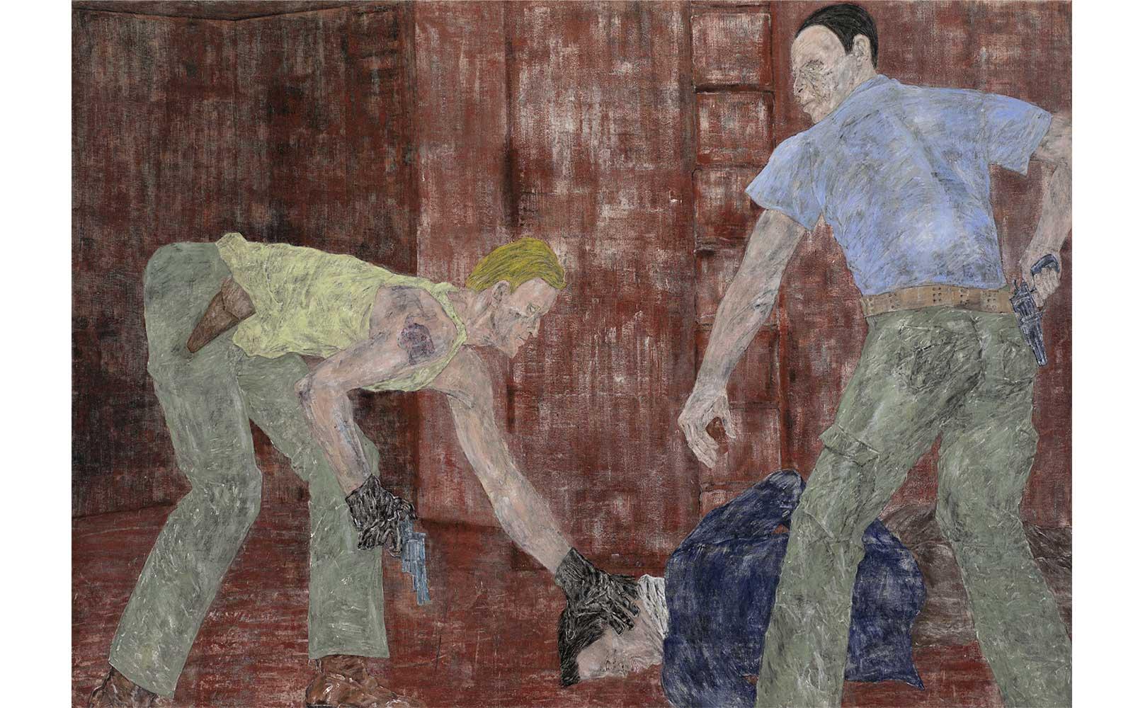 Leon Golub, White Squad X, 1986.