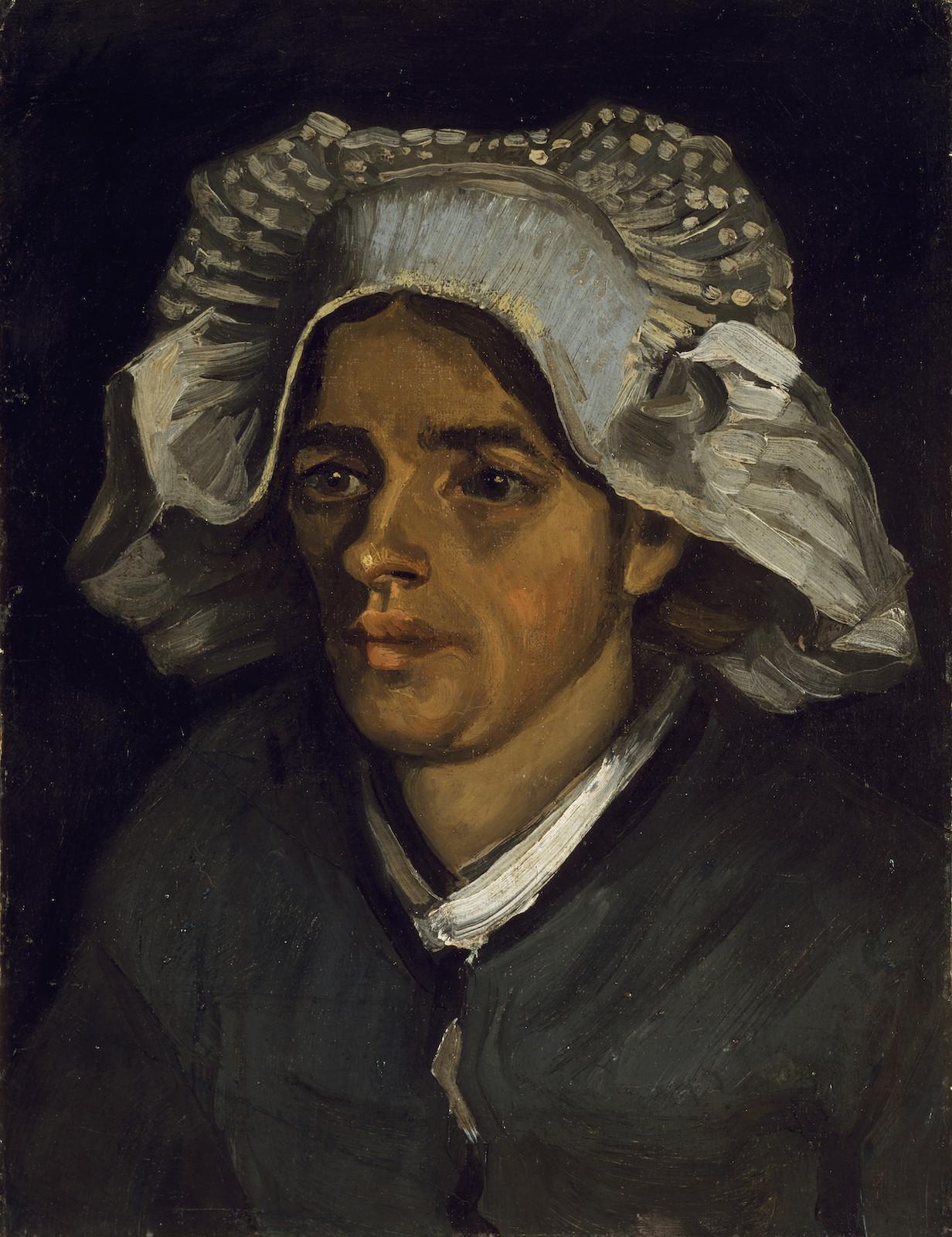 Vincent van Gogh, The Head of a Peasant Woman, 1885.