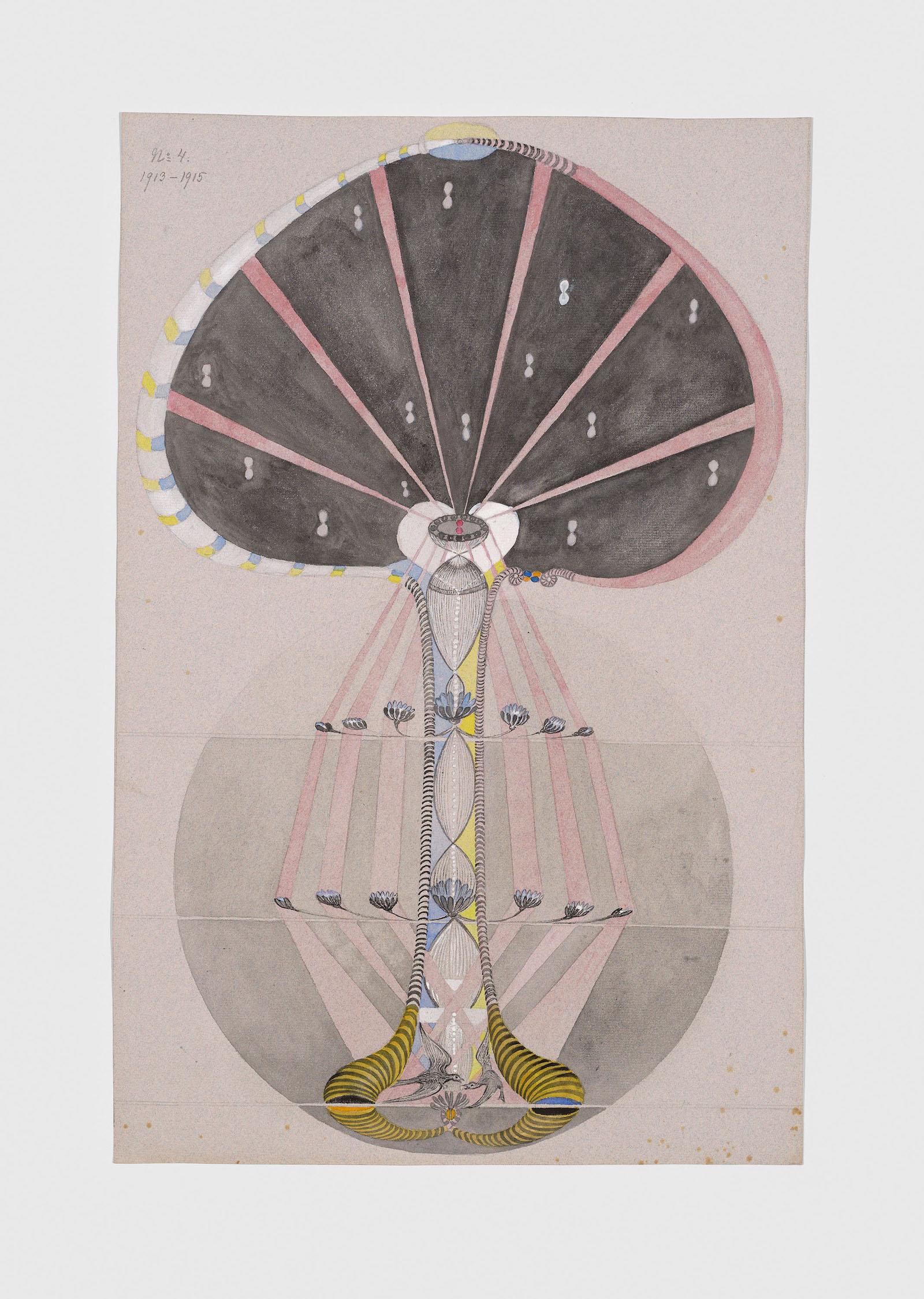 Hilma af Klint, Tree of Knowledge, No. 4, 1913-1915