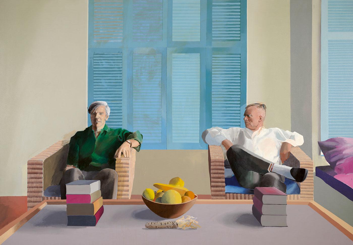 Christopher Isherwood and Don Bachardy by David Hockney, 1968.