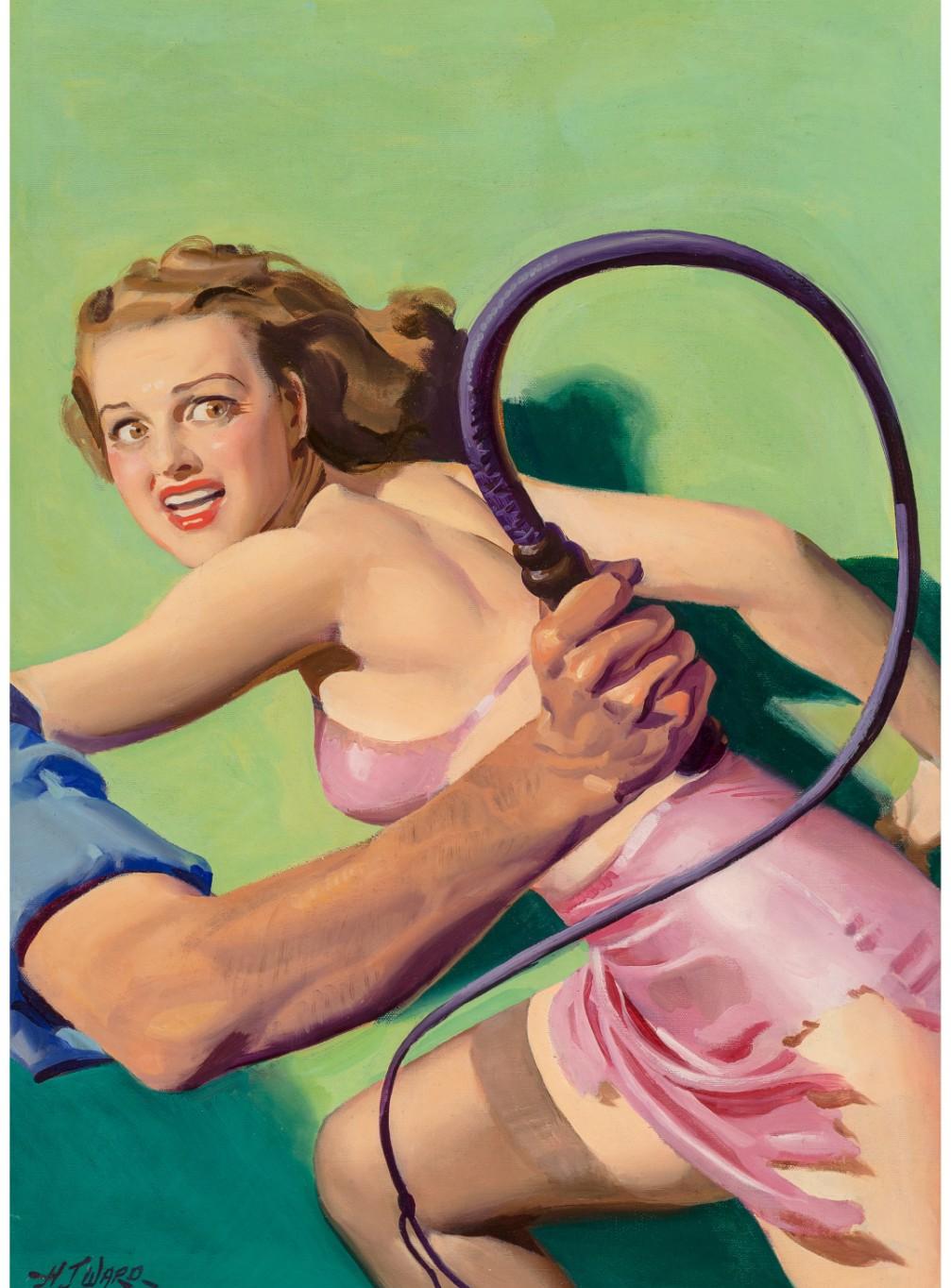 Hugh Joseph Ward, The Man Who Carried Death, Spicy Detective Stories magazine cover, August 1940