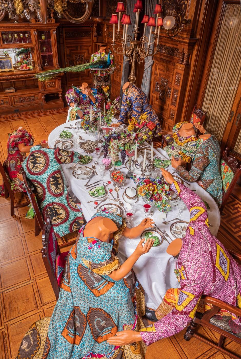 Yinka Shonibare CBE (British/Nigerian, b. 1962), Party Time: Re-imagine America (detail), 2009