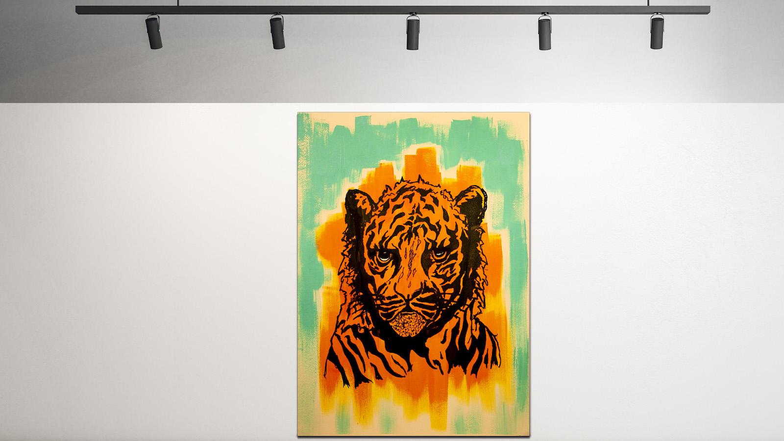 Installation View of Gene Simmons ArtWorks at Animazing Gallery, Las Vegas.