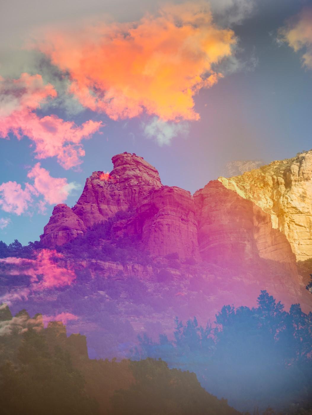 Terri Loewenthal, Psychscape 87 (Coffee Pot Rock, AZ), 2018. Edition 1 of 3 + 2AP.
