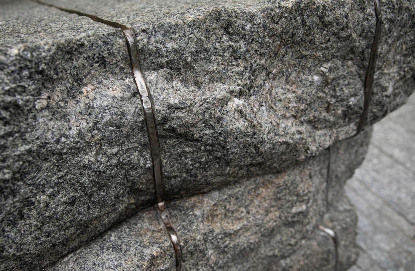 Stone monoliths at the 9/11 Memorial Glade