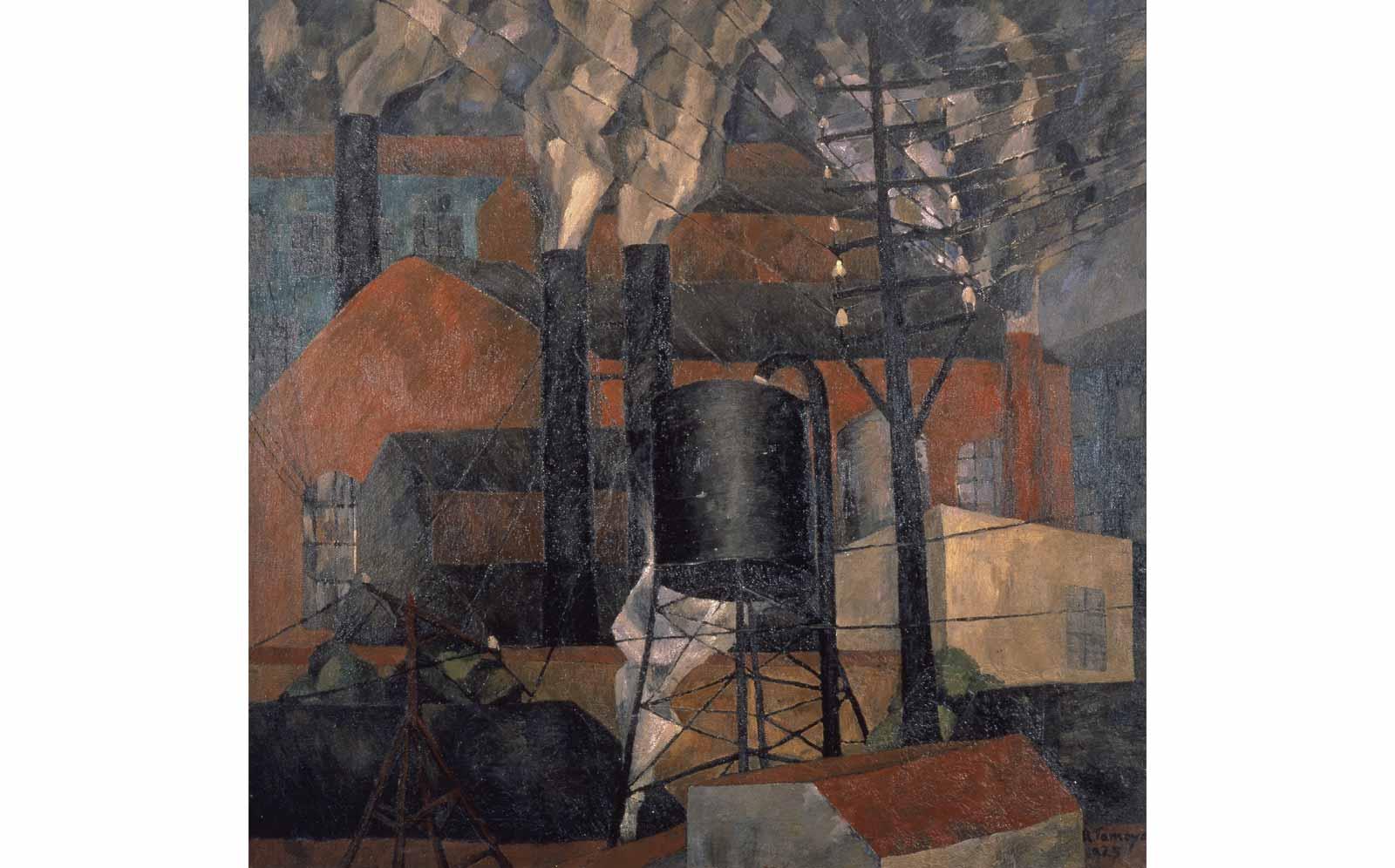 Rufino Tamayo, Rooftops, 1925.