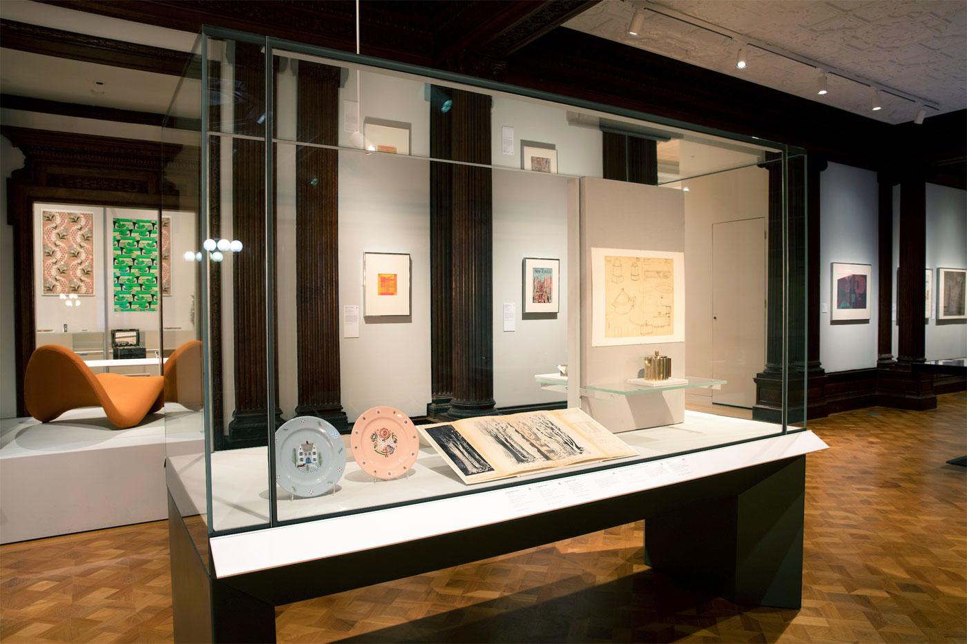 Installation view of "Ilonka Karasz, Works from the Collection."