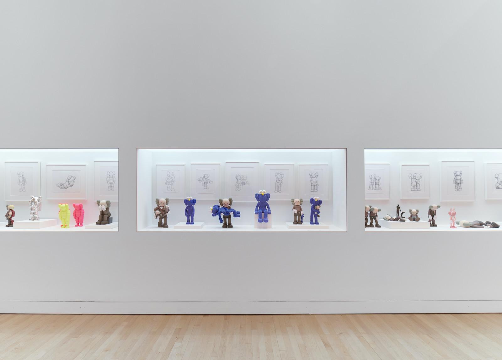Installation view, KAWS: WHAT PARTY, Brooklyn Museum, February 26, 2021 - September 5, 2021. Courtesy Brooklyn Museum. Photo Michael Biondo.