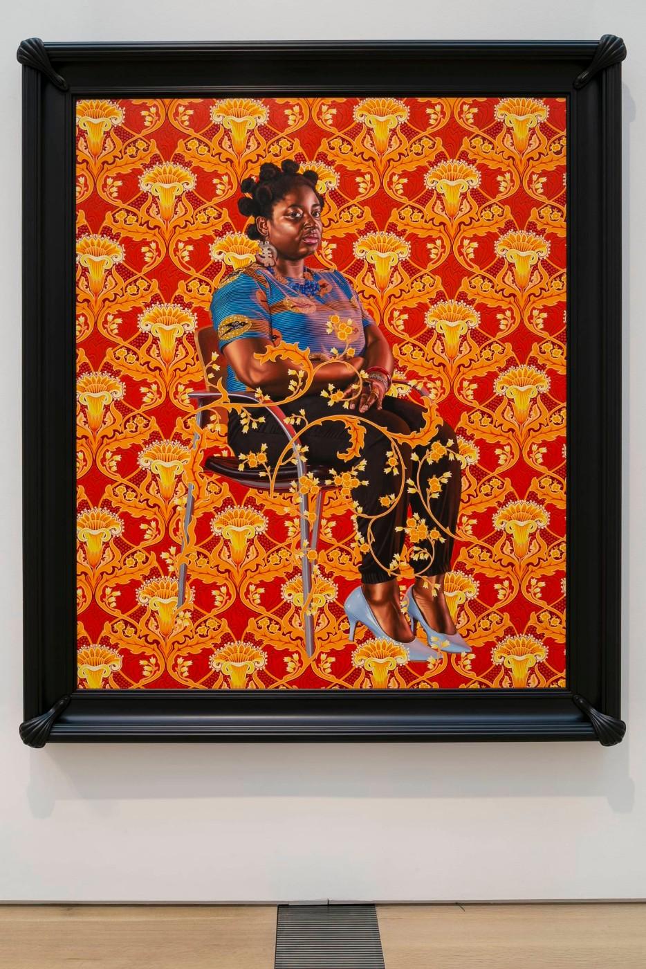 Kehinde Wiley, Madame Valmant, 2018