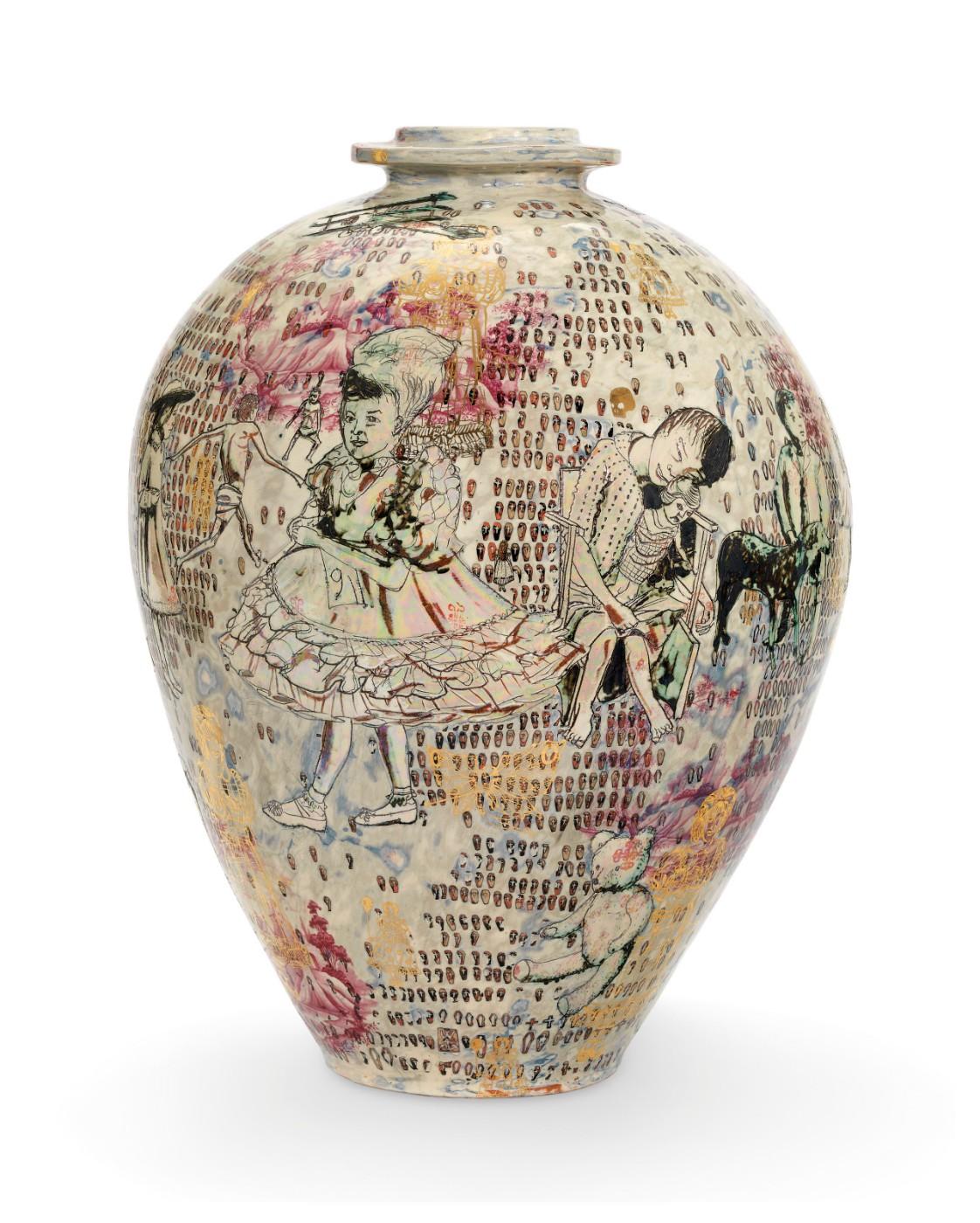 Grayson Perry (B. 1960), Golden Ghosts, 2000