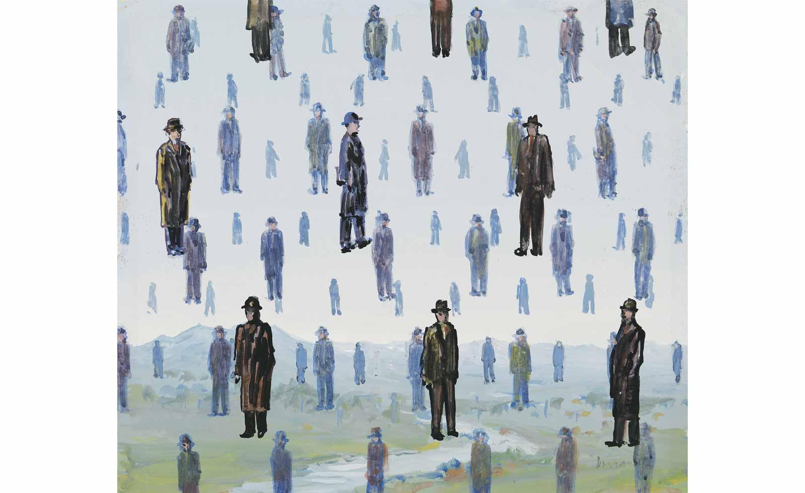 René Magritte, The Empire of Light, 1954.