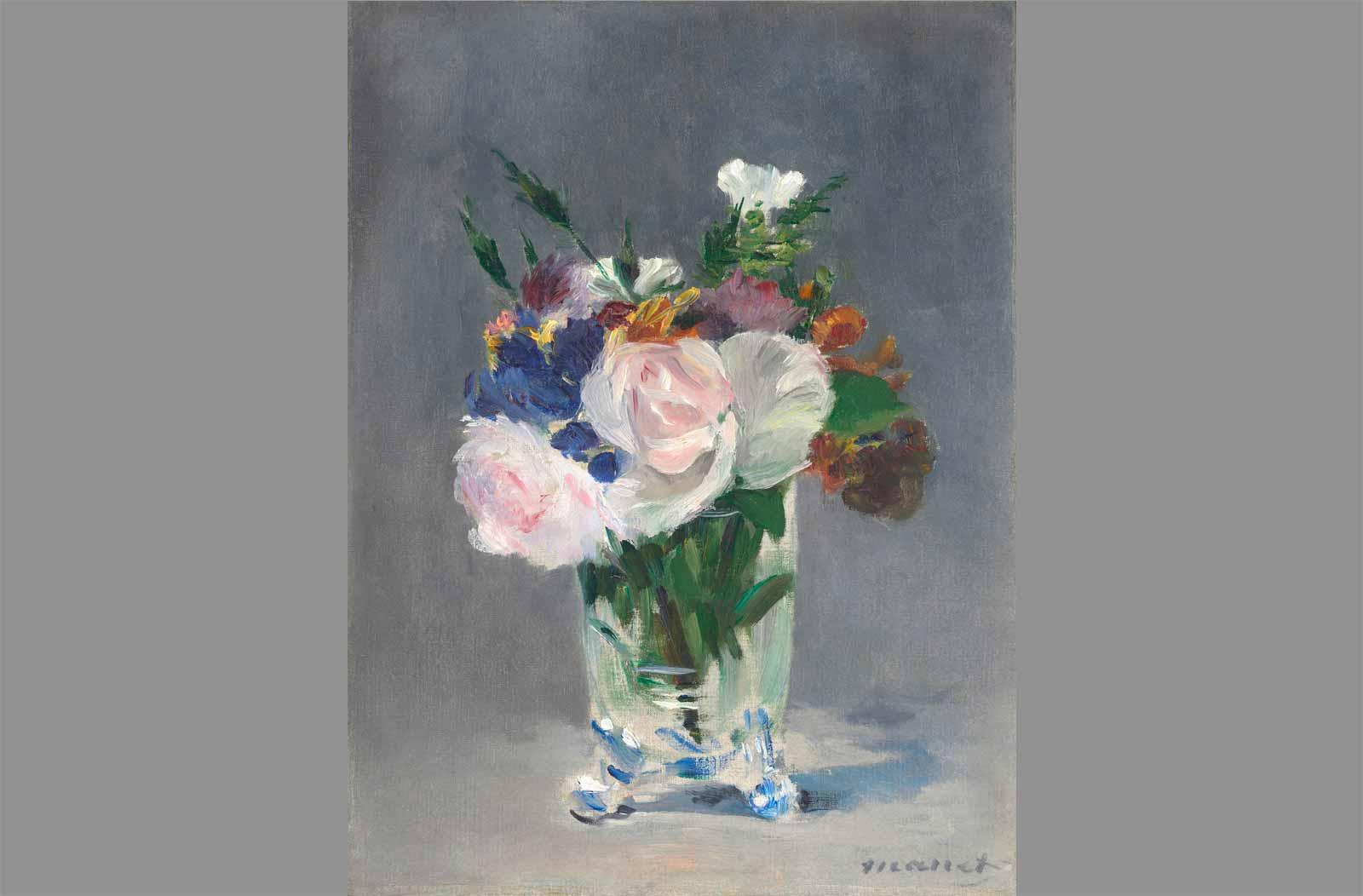 Édouard Manet. Flowers in a Crystal Vase, about 1882.