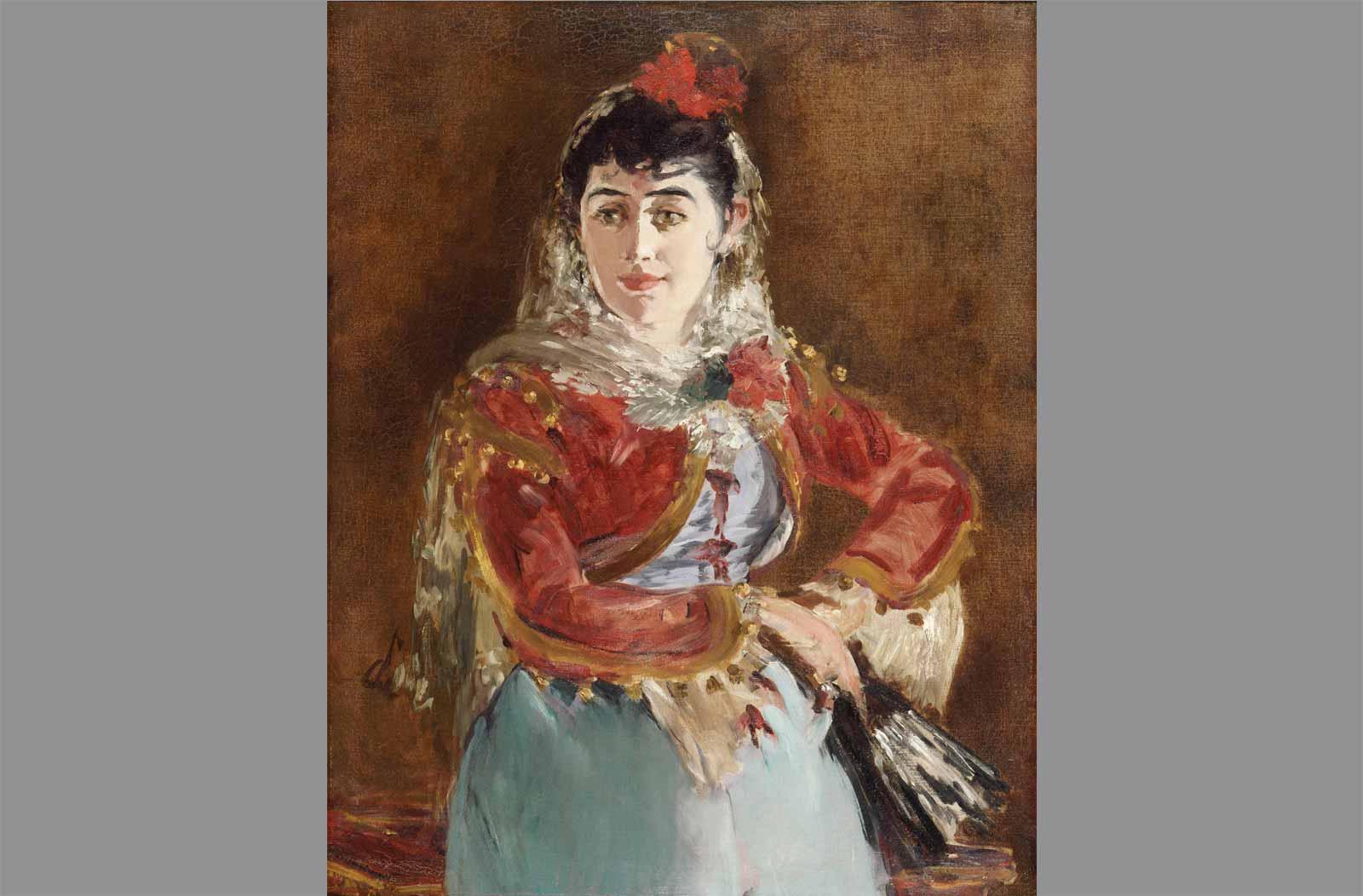Édouard Manet. Portrait of Émilie Ambre as Carmen, 1880.