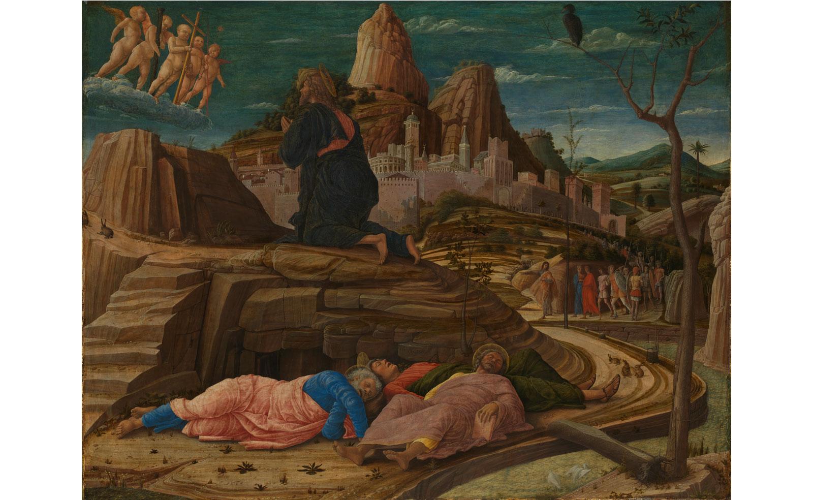 The Agony in the Garden by Andrea Mantegna.