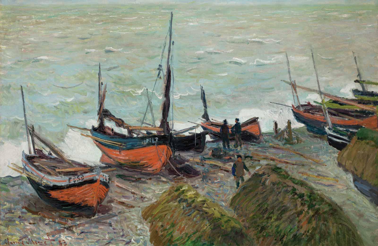 Claude Monet, Fishing Boats, 1883.