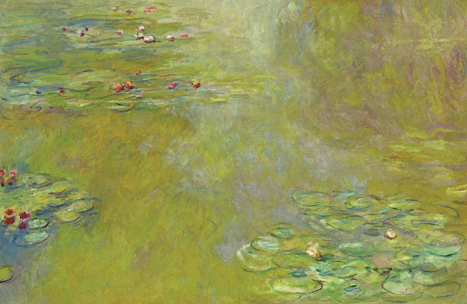 Claude Monet, The Water-Lily Pond, about 1918.