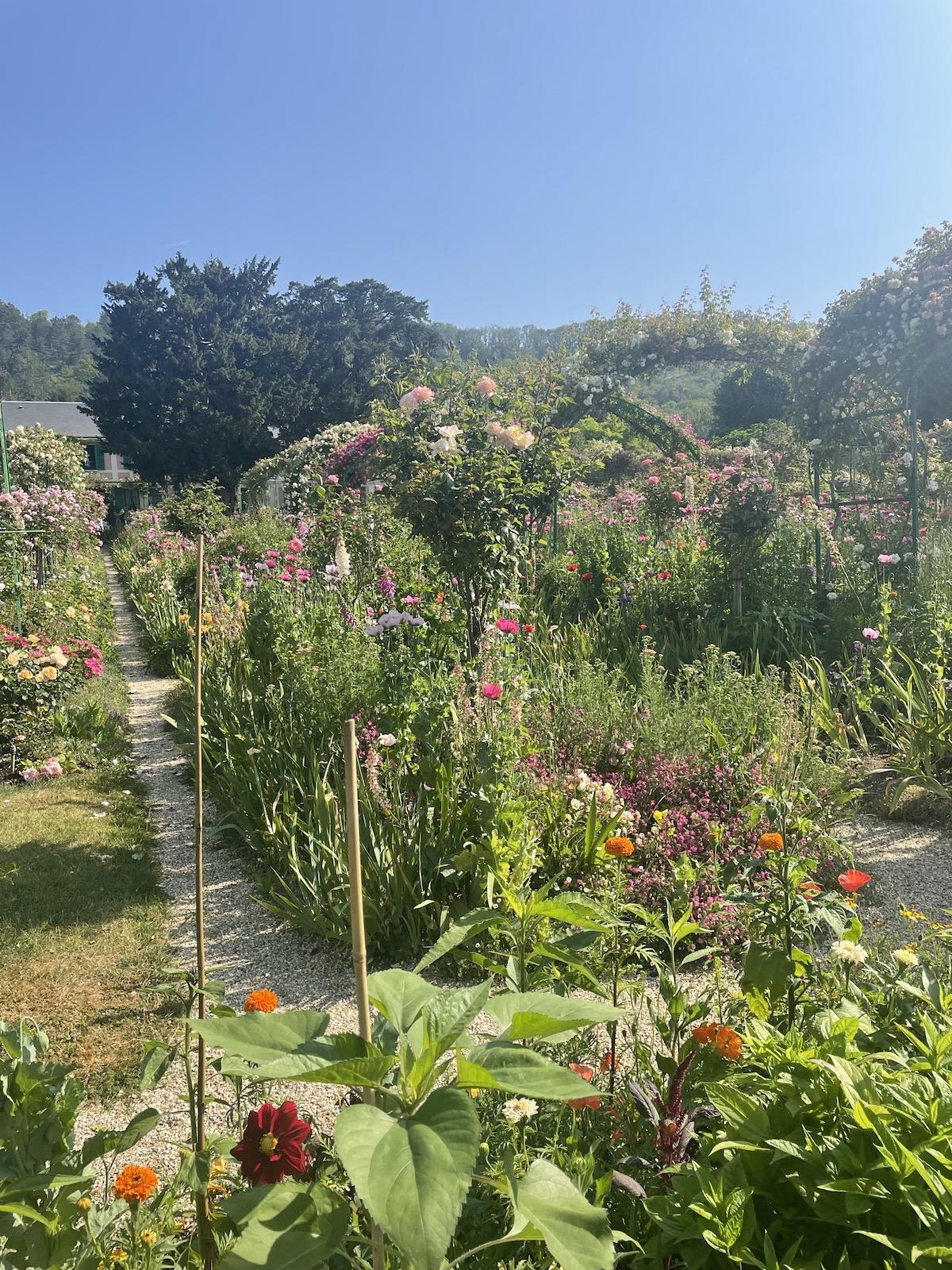 View of the Clos Normand at Monet’s Garden in Giverny.