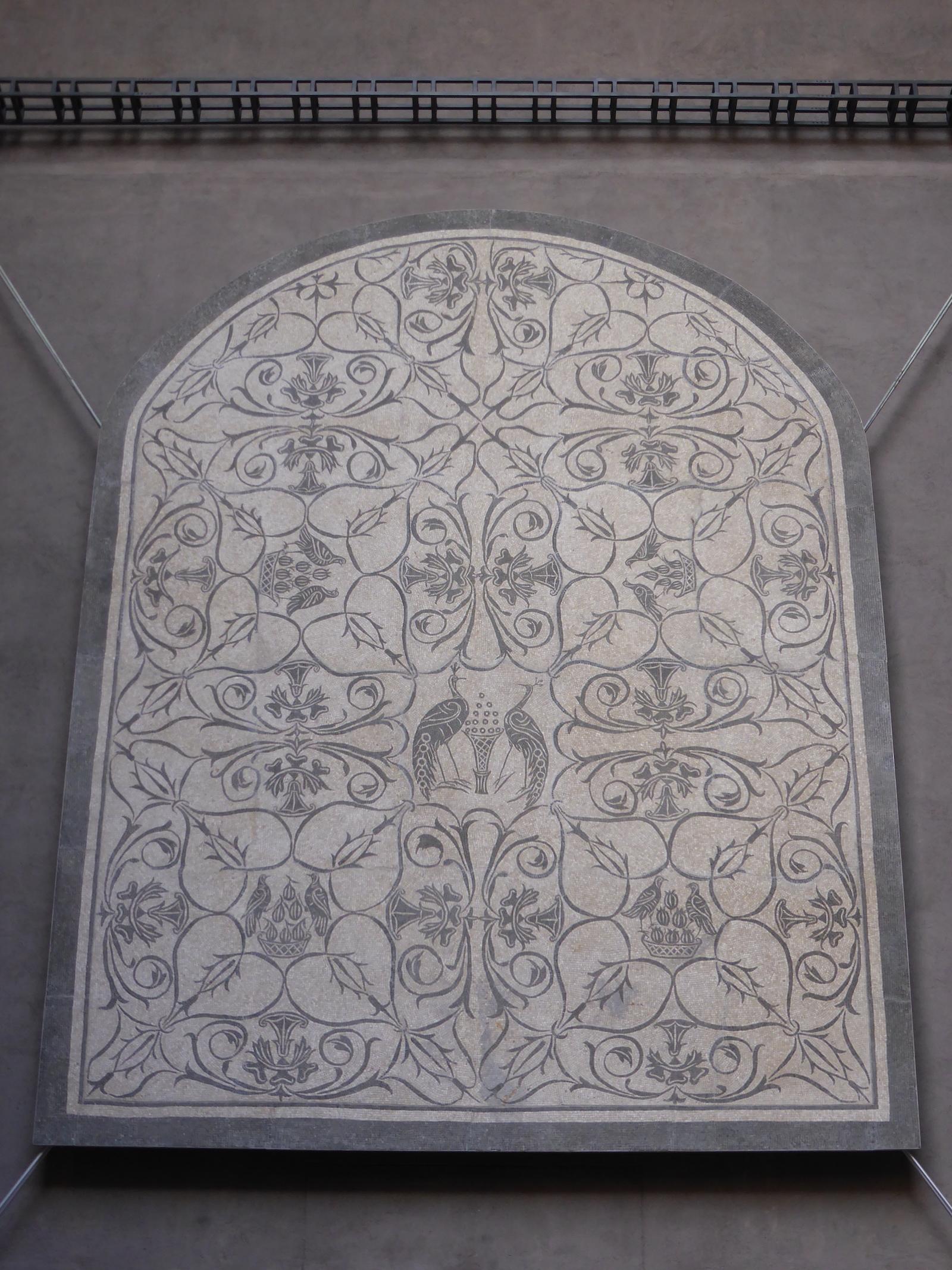 Mosaic in the baths of Diocletian, detail. Photo by Christopher Siwicki.