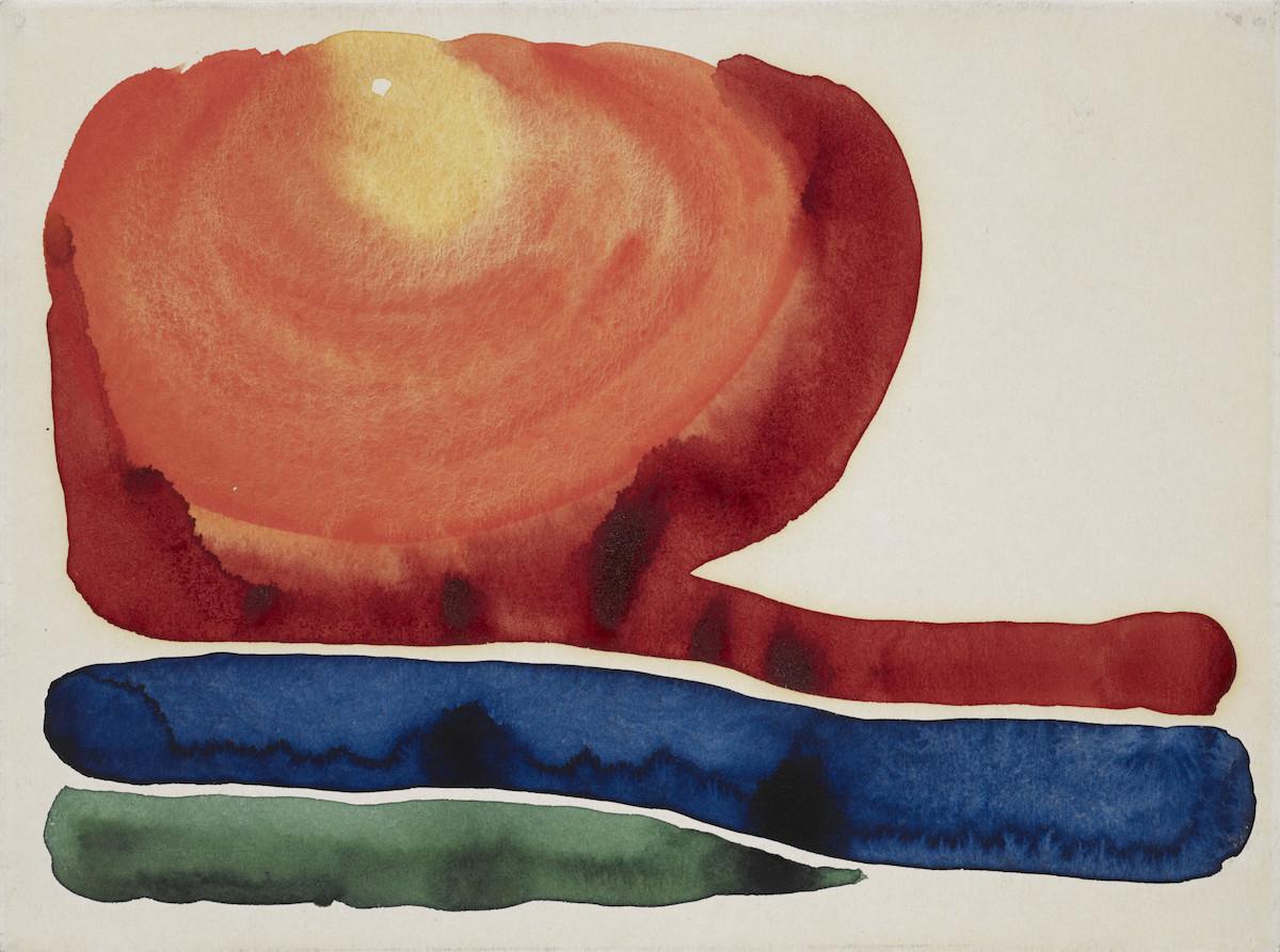 Georgia O’Keeffe. Evening Star No. II, 1917.