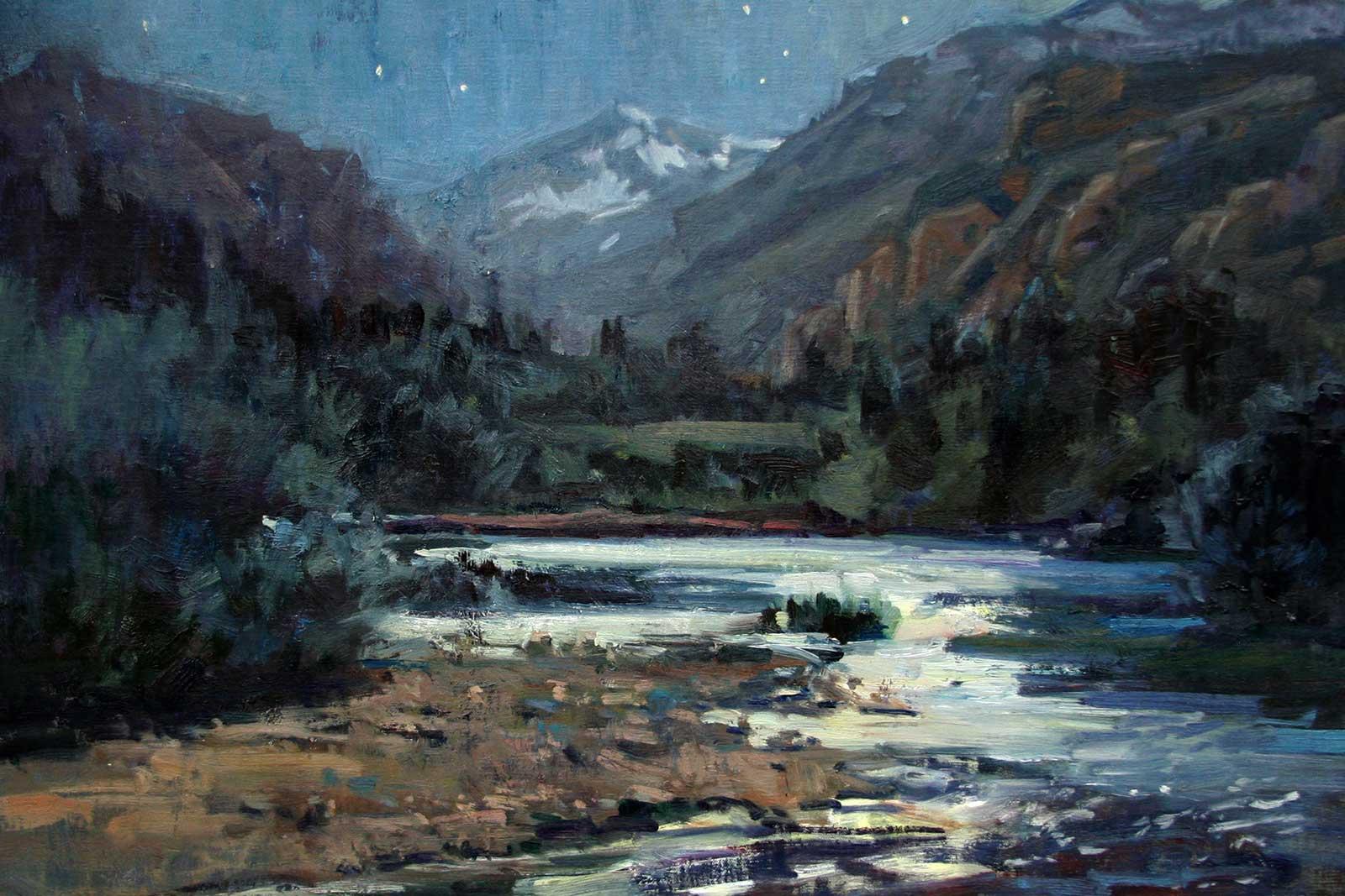 Susiehyer, Cub Lake Trailhead by Starlight, Rocky Mountain National Park.