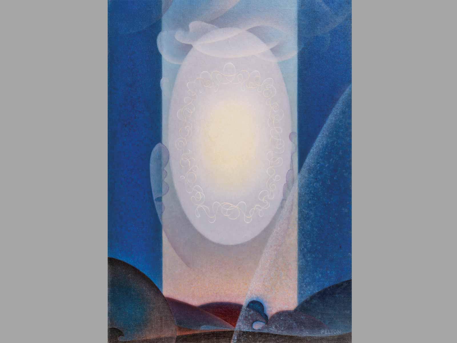 Agnes Pelton, Light Center, 1947-1948.