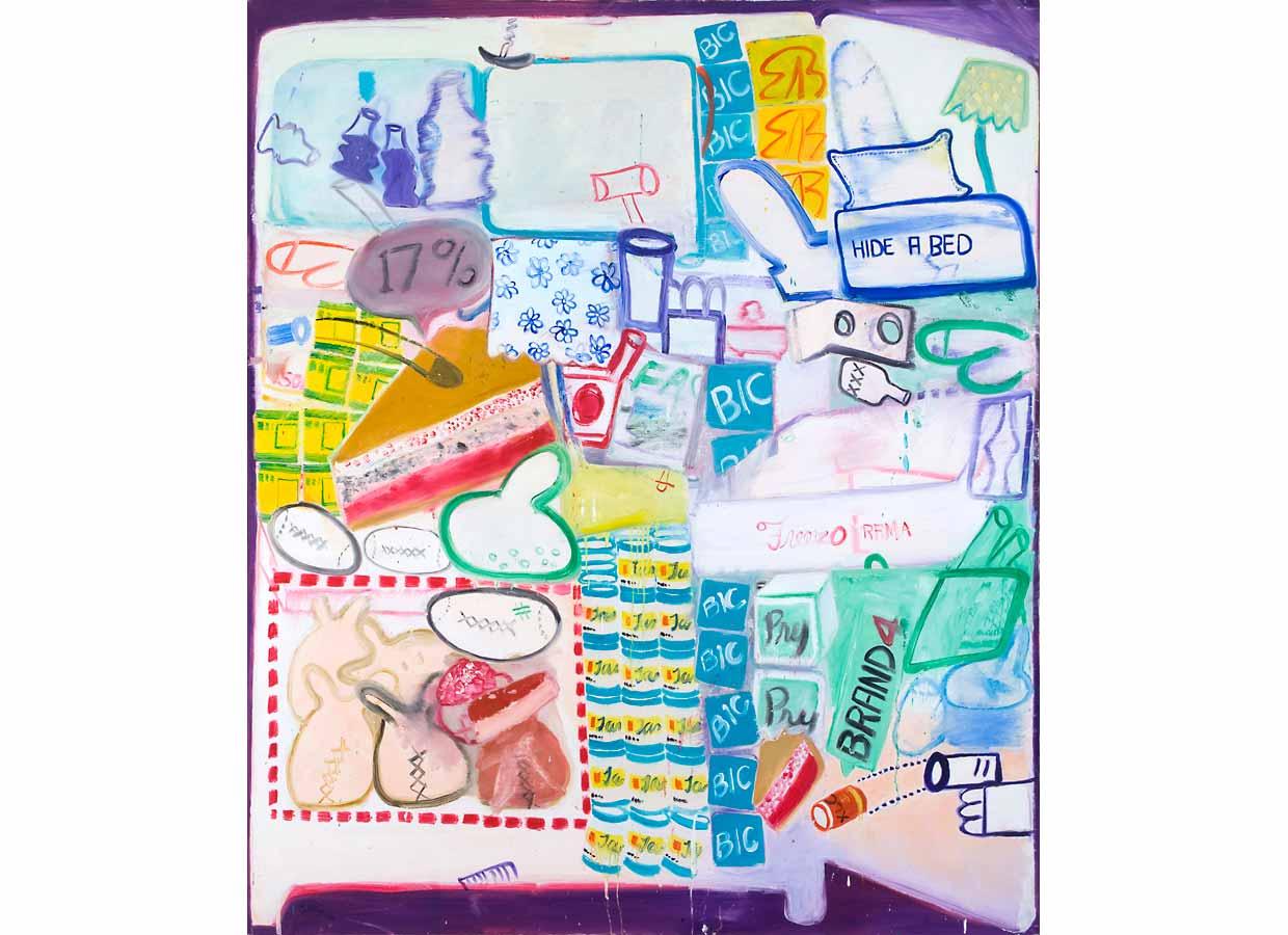 Peter Saul, Ice Box, 1960.