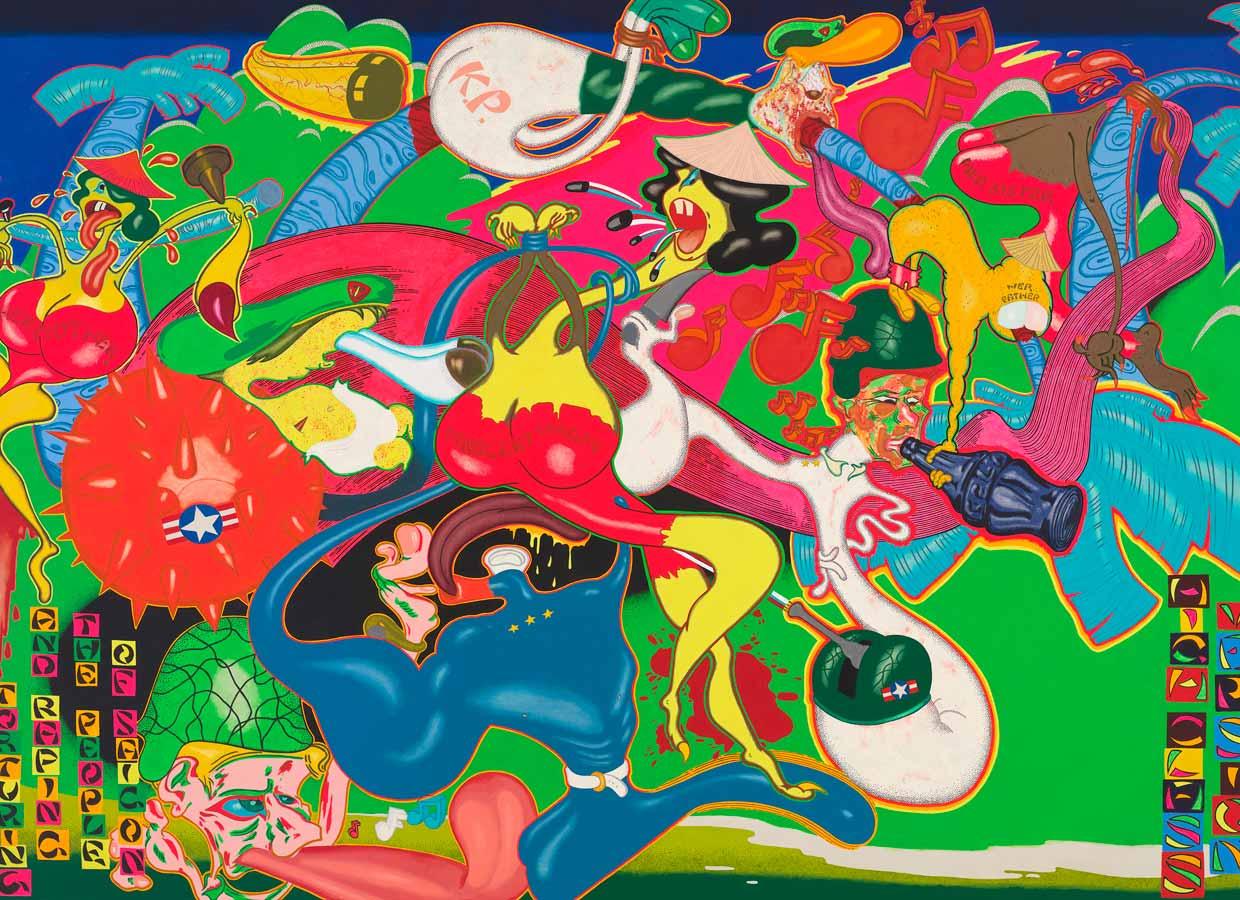 Peter Saul, Saigon, 1967. 