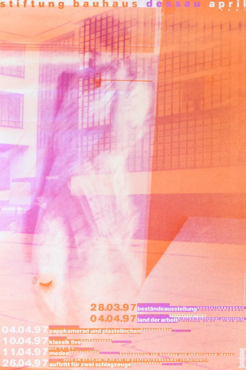 Cyan, Bauhaus Program April, 1997