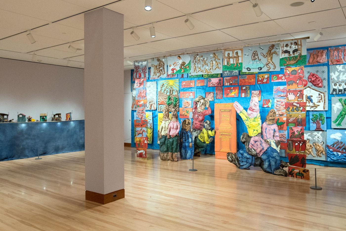 Bread &amp; Puppet Theater's installation at the Shelburne Museum