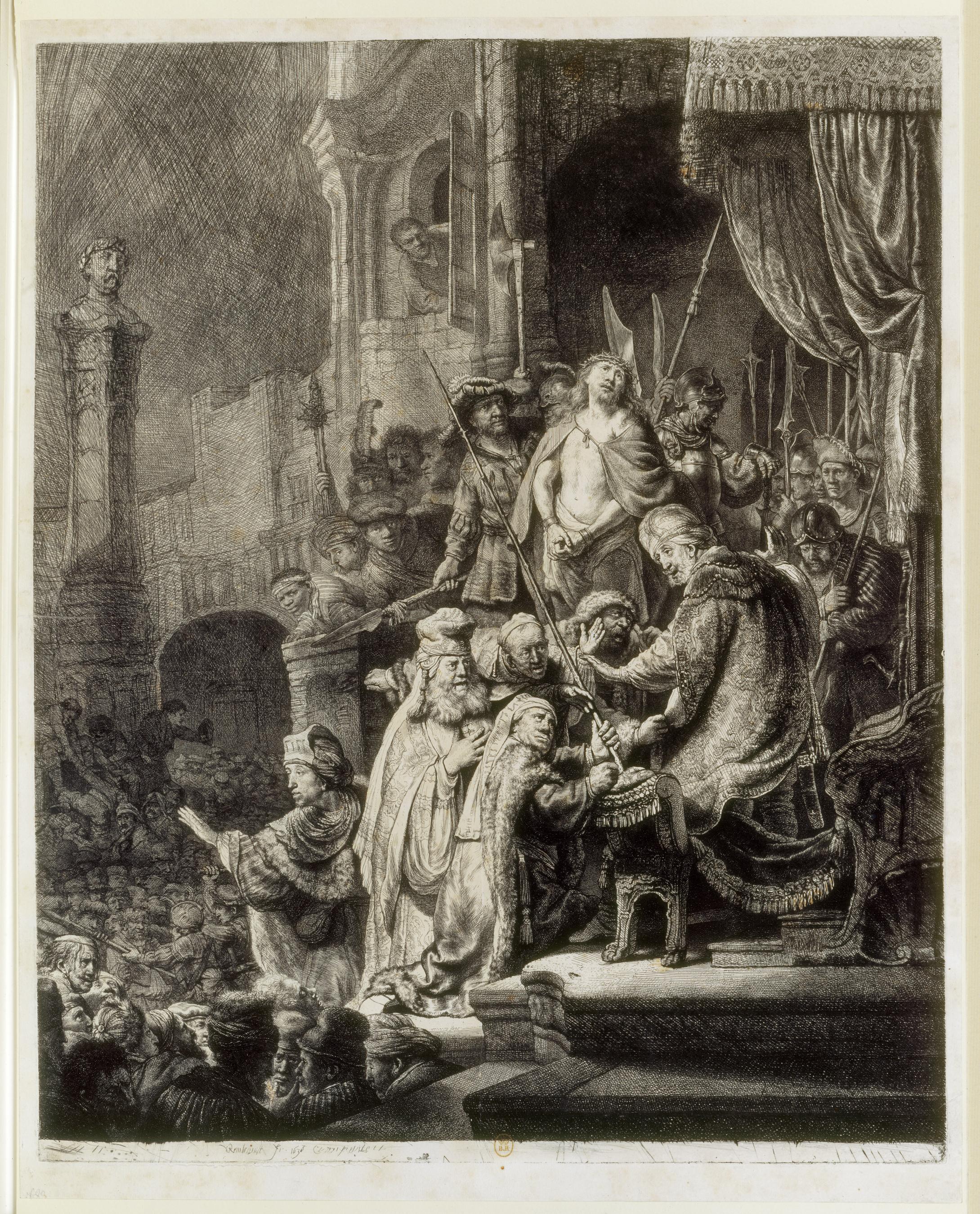 Rembrandt van Rijn, Christ before Pilate, 1635