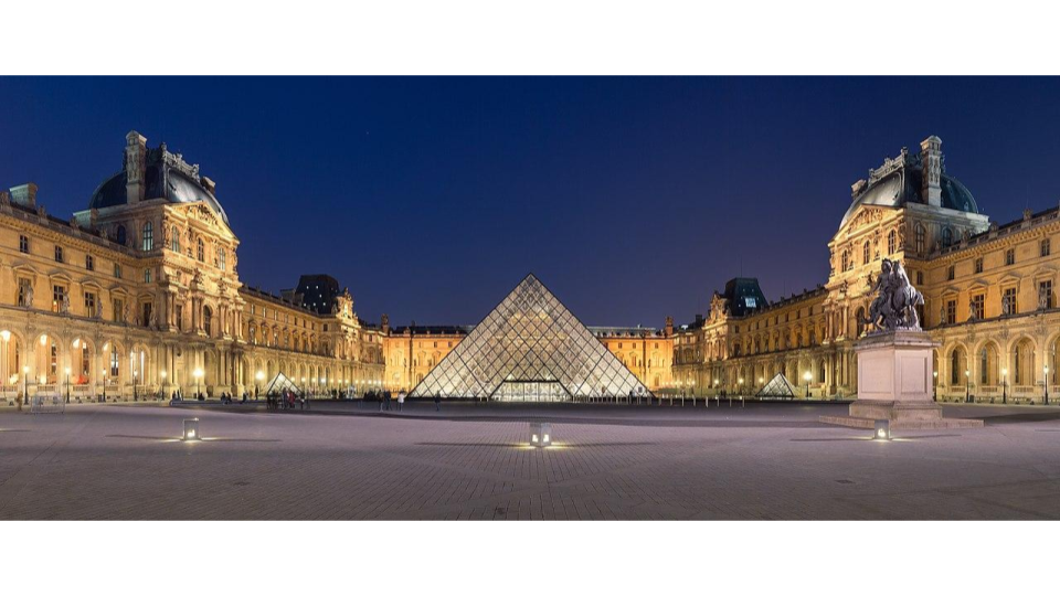 Louvre Pyramid, Paris, France