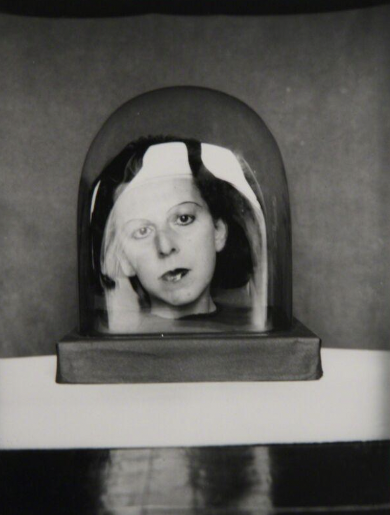 Claude Cahun, Self Portrait, 1925. Gelatin silver print, 12.5 x 9.5 in. (31.8 x 24.1 cm.).