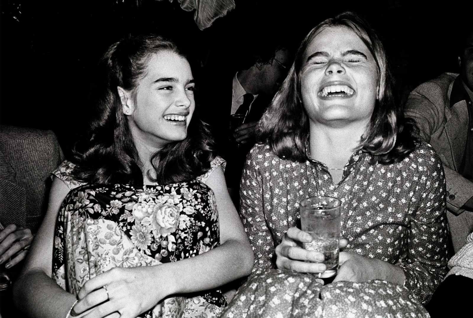 Brooke Shields and Mariel Hemingway, 1977.