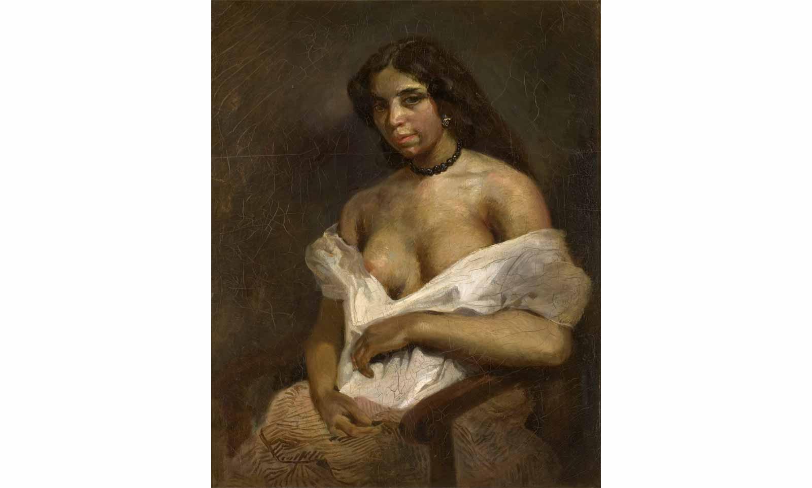 Eugene Delacroix (1798-1863), Study after the model Aspasie, circa 1824-1826