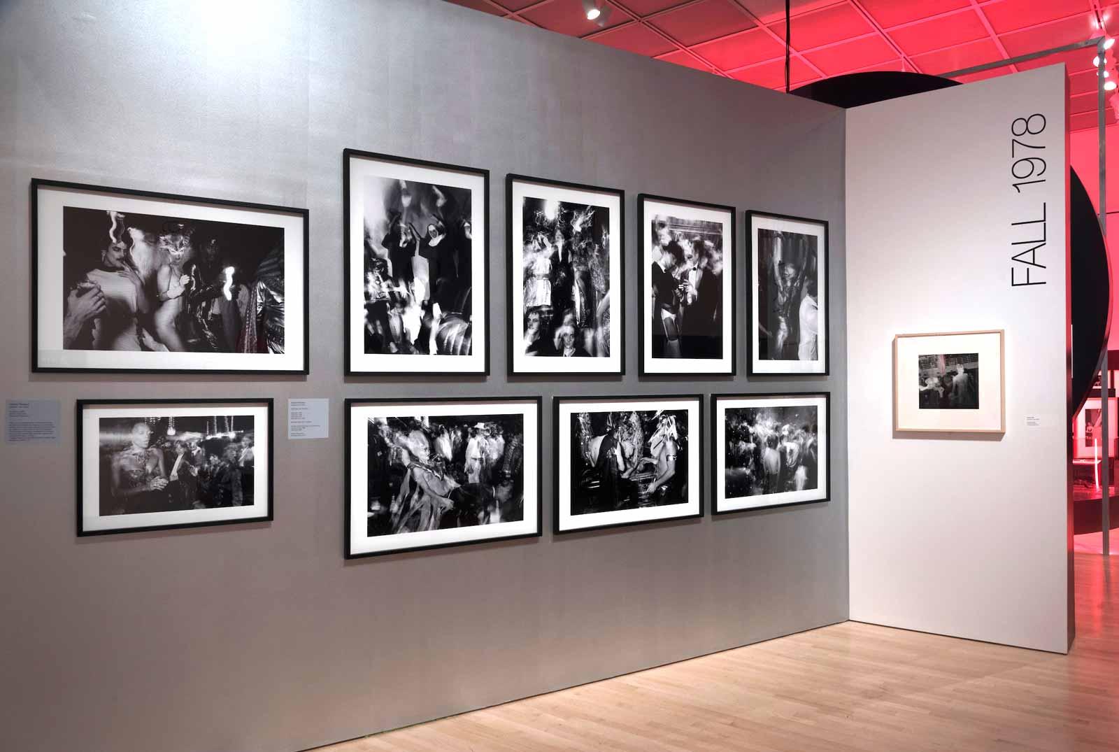 Installation view, Studio 54: Night Magic, Brooklyn Museum, March 13, 2020-July 5, 2020.