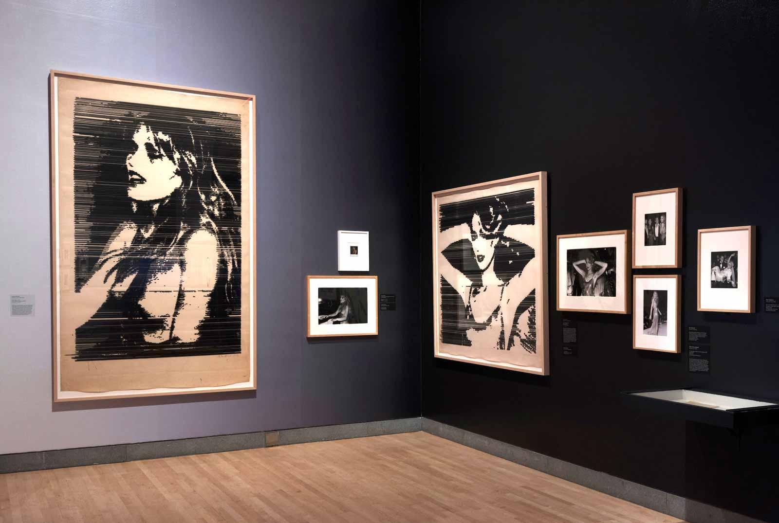 Installation view, Studio 54: Night Magic, Brooklyn Museum, March 13, 2020-July 5, 2020.