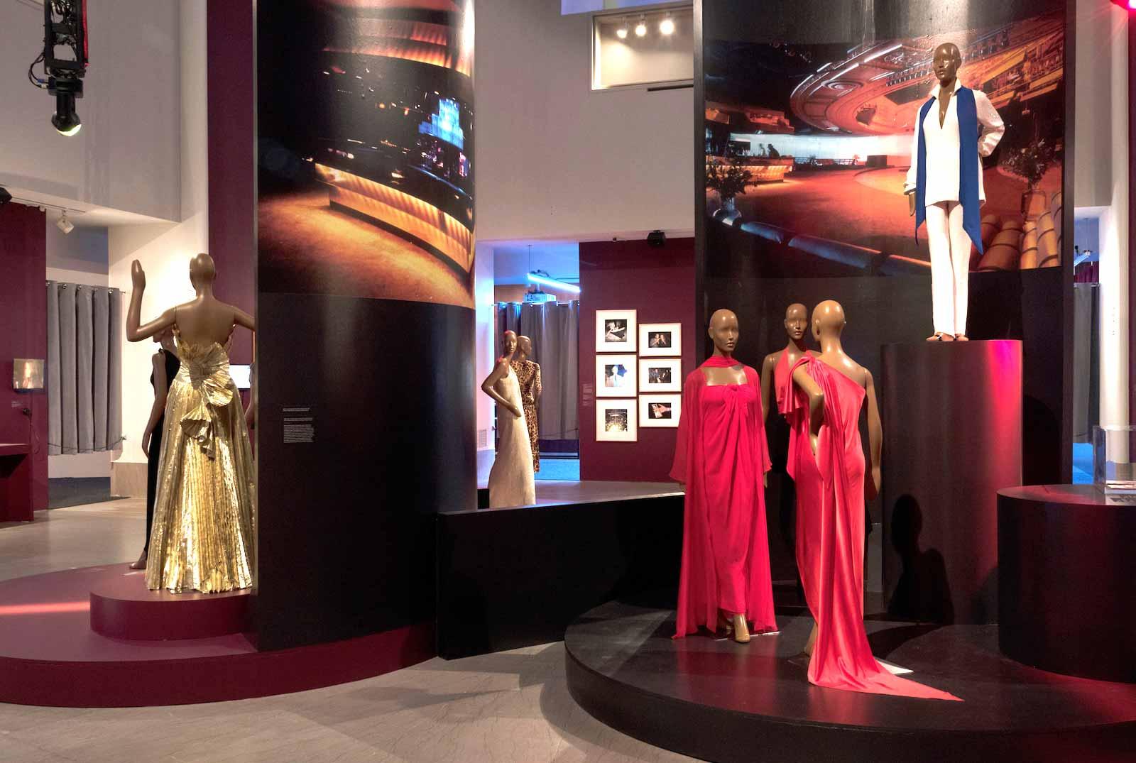 Installation view, Studio 54: Night Magic, Brooklyn Museum, March 13, 2020-July 5, 2020.
