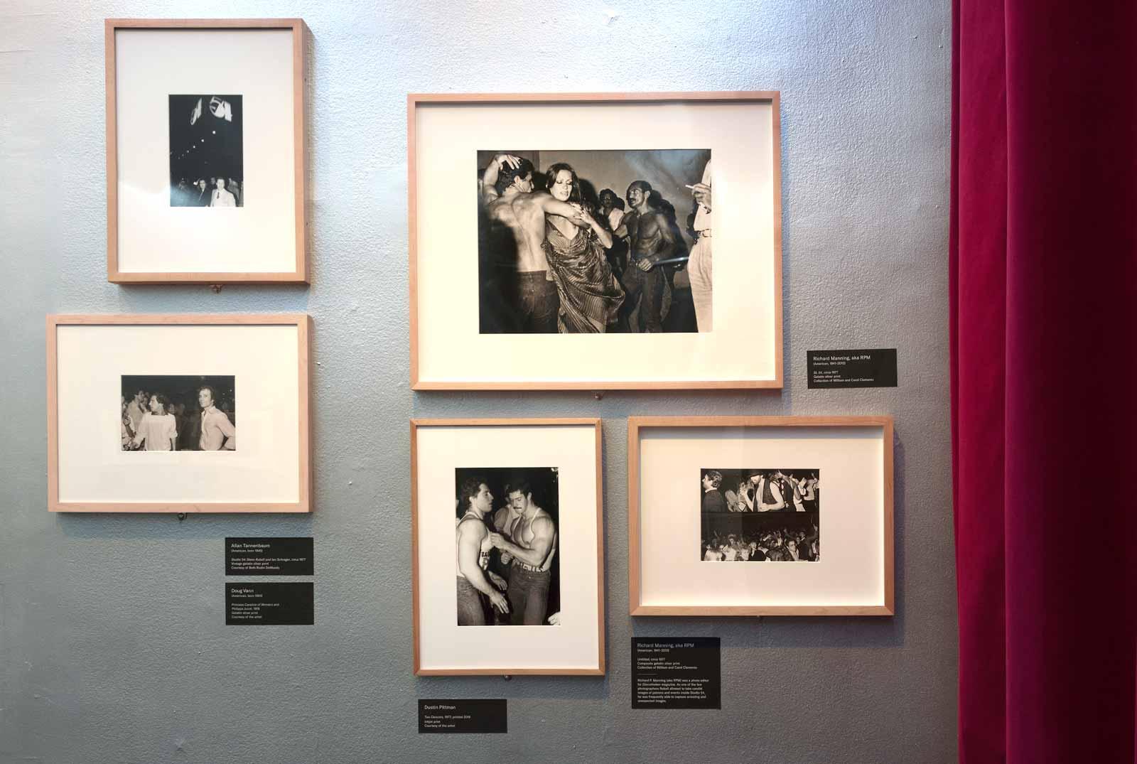 Installation view, Studio 54: Night Magic, Brooklyn Museum, March 13, 2020-July 5, 2020.