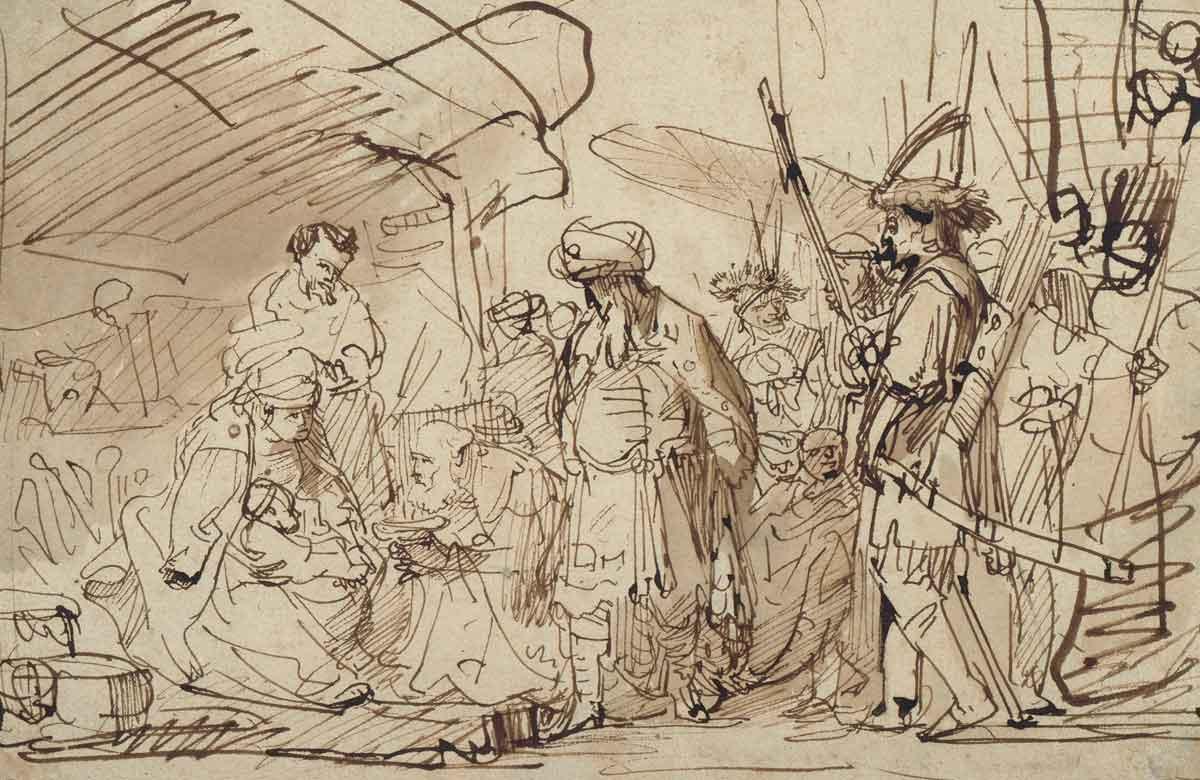 Gerbrand van den Eeckhout, The Adoration of the Magi, c. 1635-40 (detail).