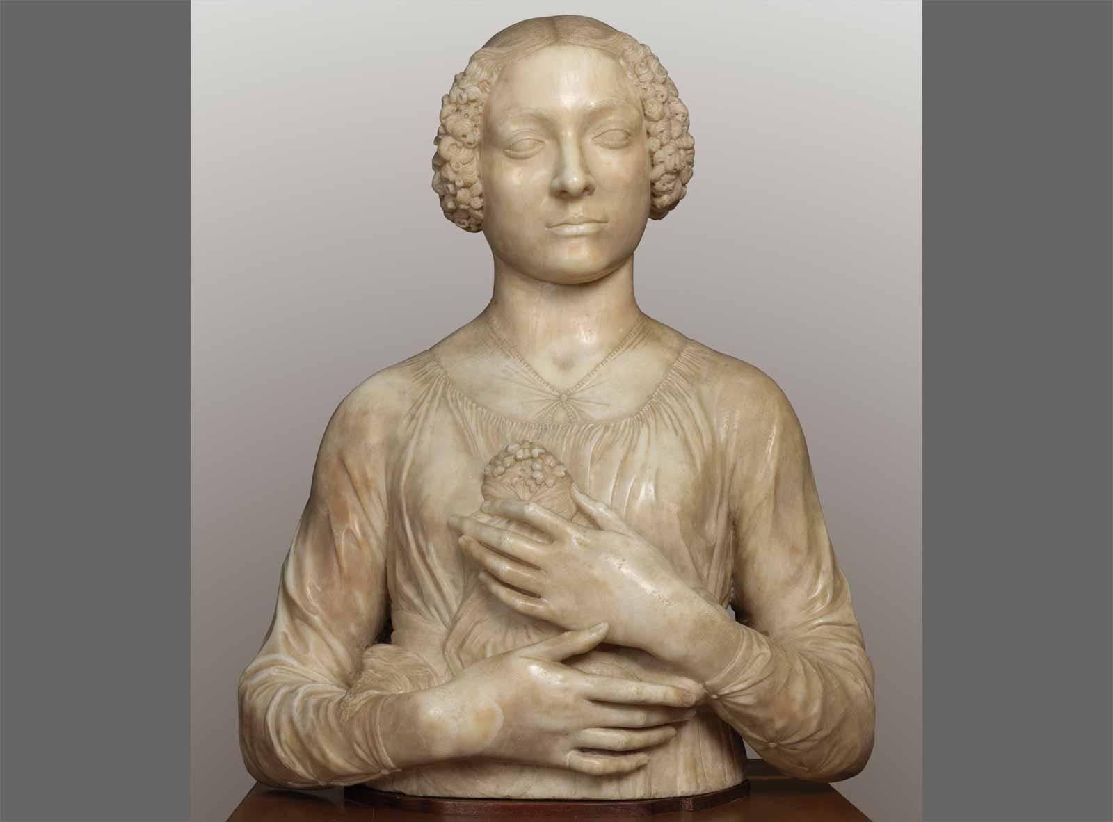 Andrea del Verrocchio, Lady with Flowers, c. 1475