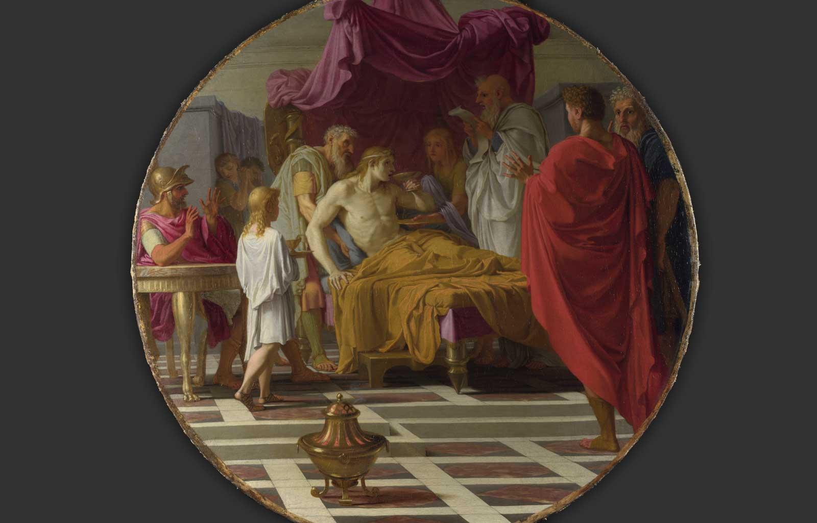 Alexander and his Doctor, ca. 1648-49, Eustache Le Sueur