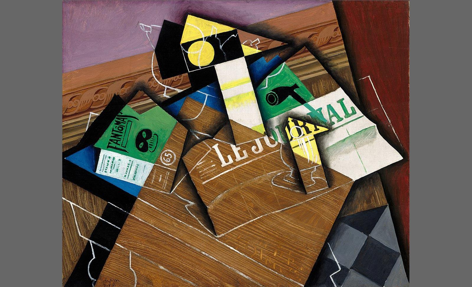 Juan Gris, Fantômas, 1915, oil on canvas.